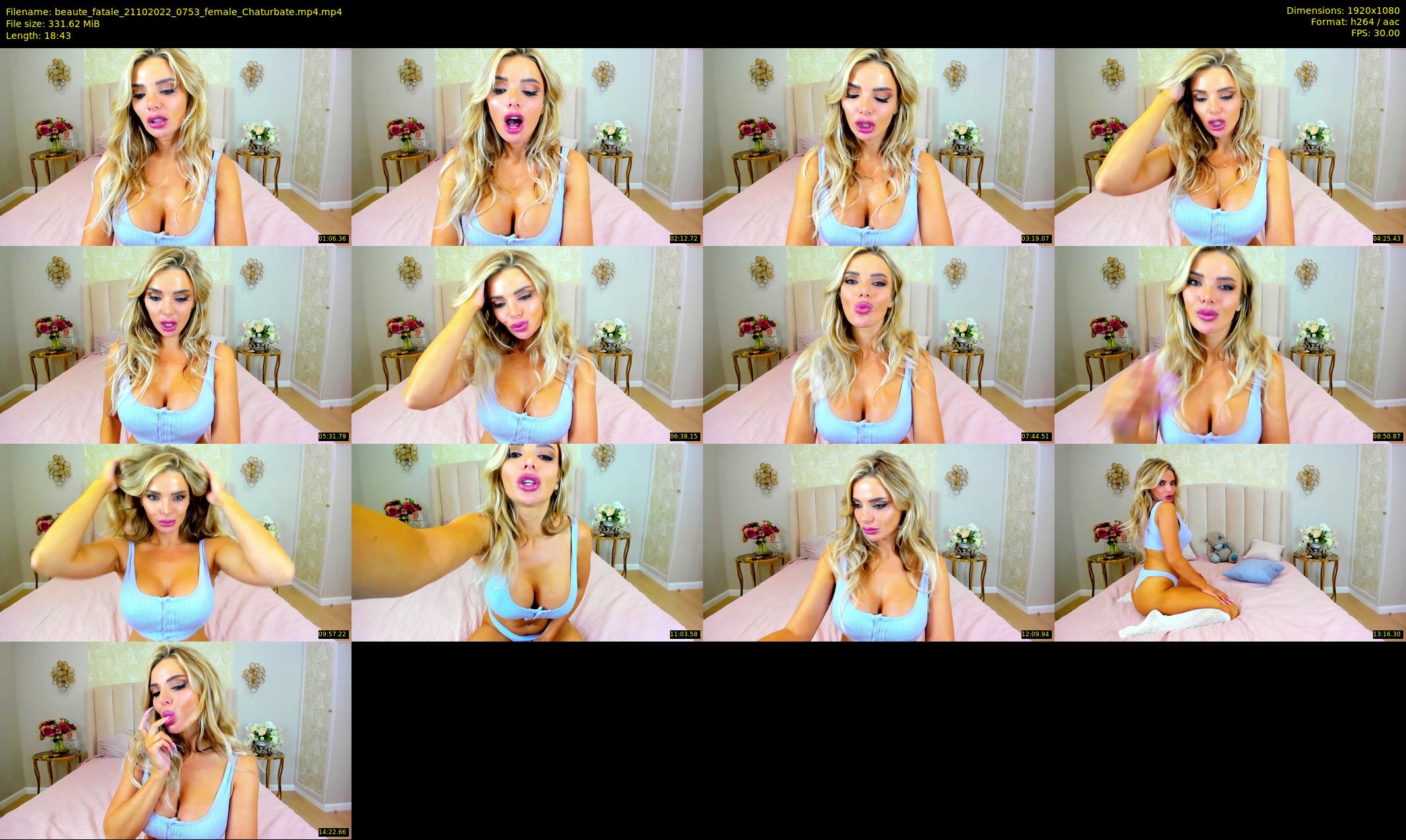 beaute_fatale — 19 minute Chaturbate female cam show recording, 1080p, Oct 21, 2022