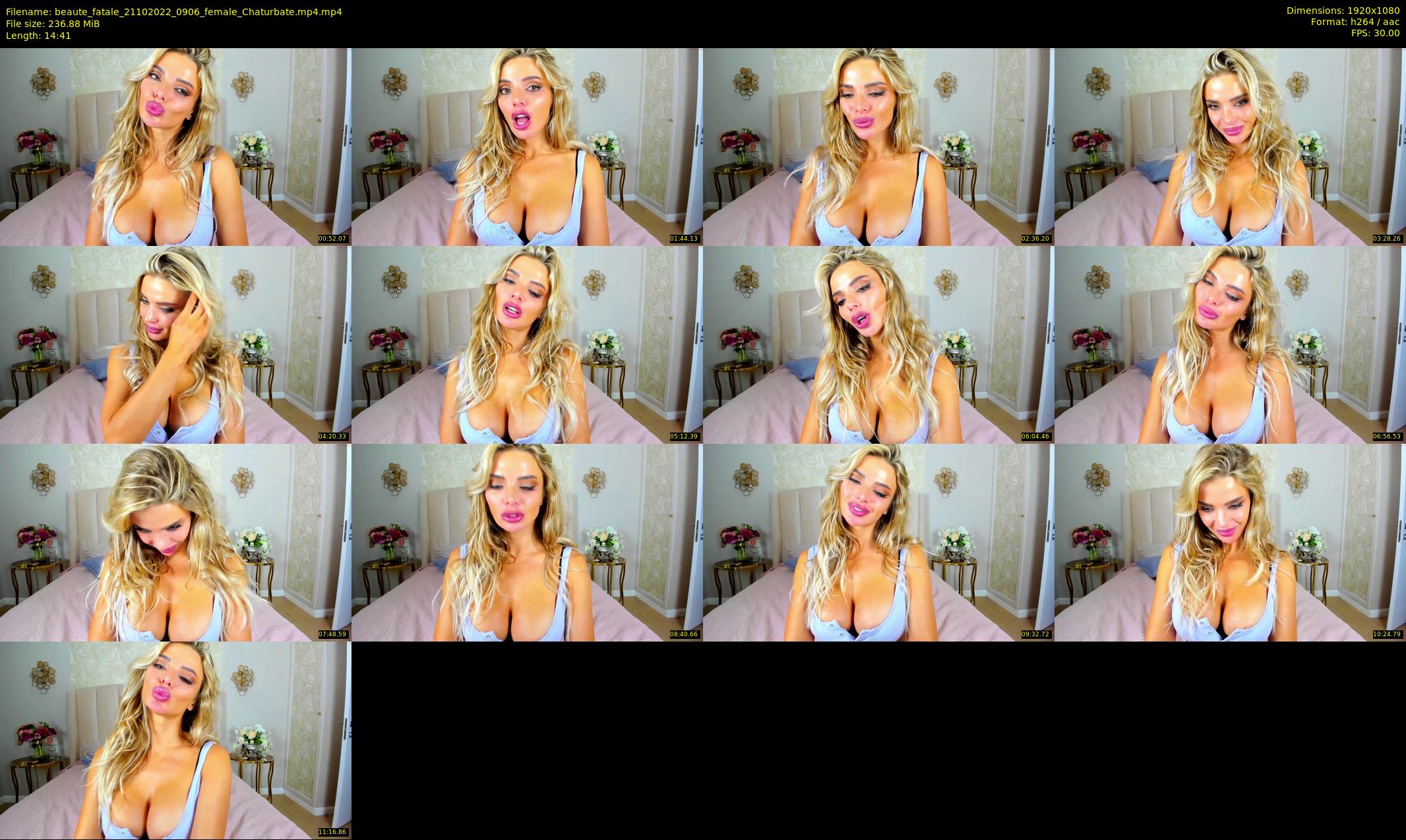 beaute_fatale — 15 minute Chaturbate female cam show recording, 1080p, Oct 21, 2022