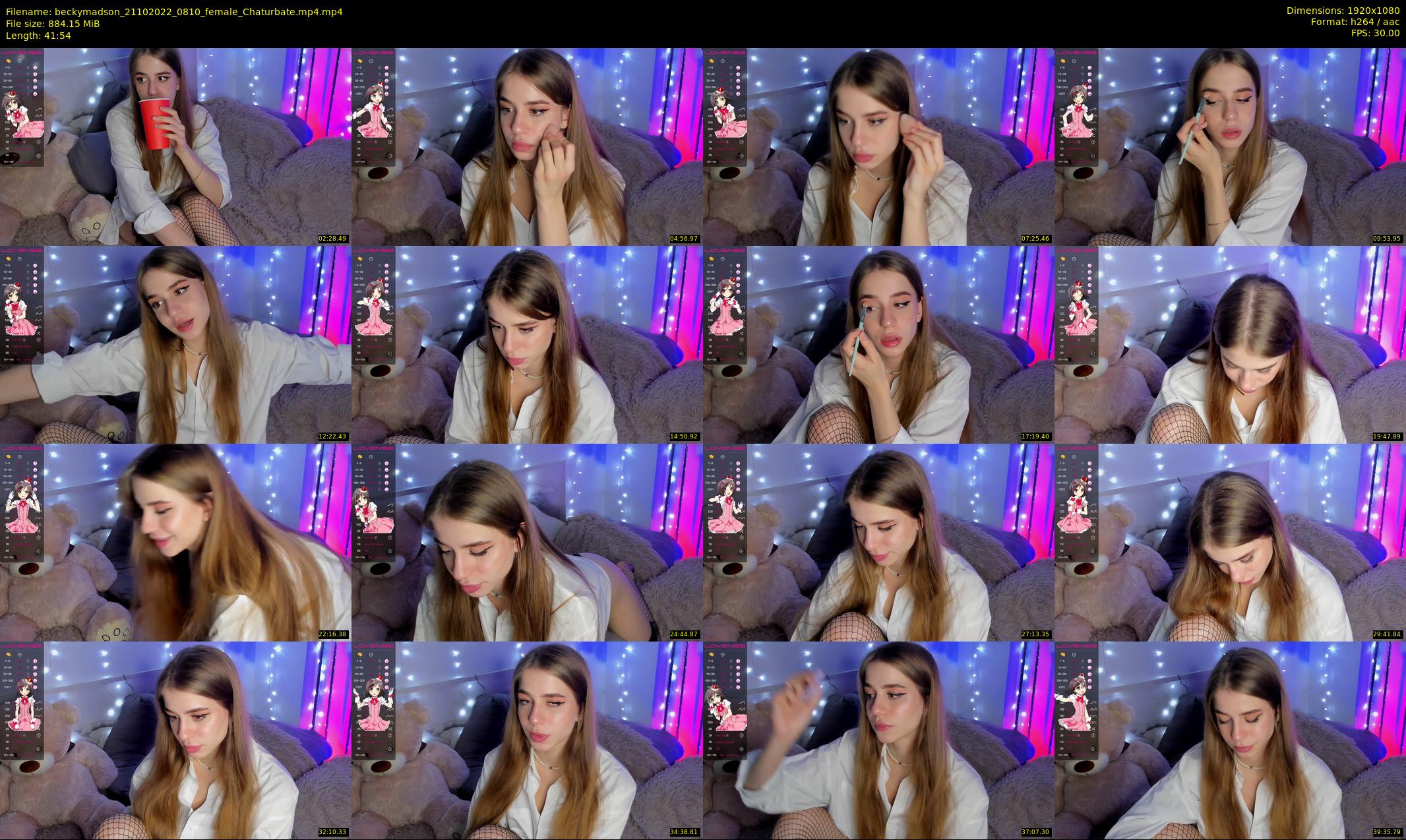 beckymadson — 42 minute Chaturbate female cam show recording, 1080p, Oct 21, 2022
