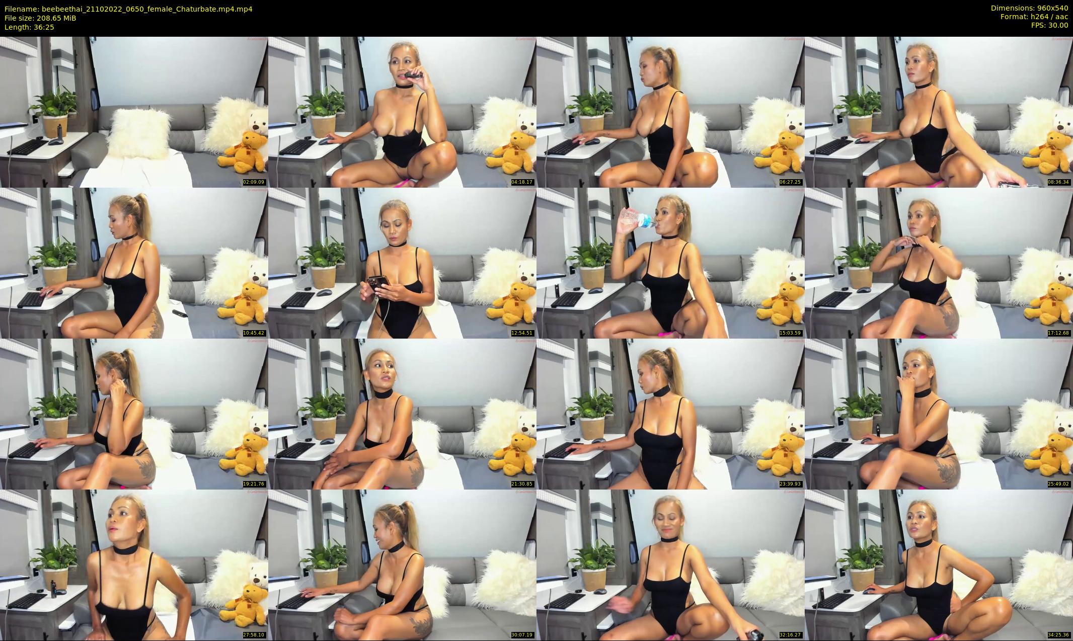 beebeethai — 37 minute Chaturbate female cam show recording, 480p, Oct 21, 2022