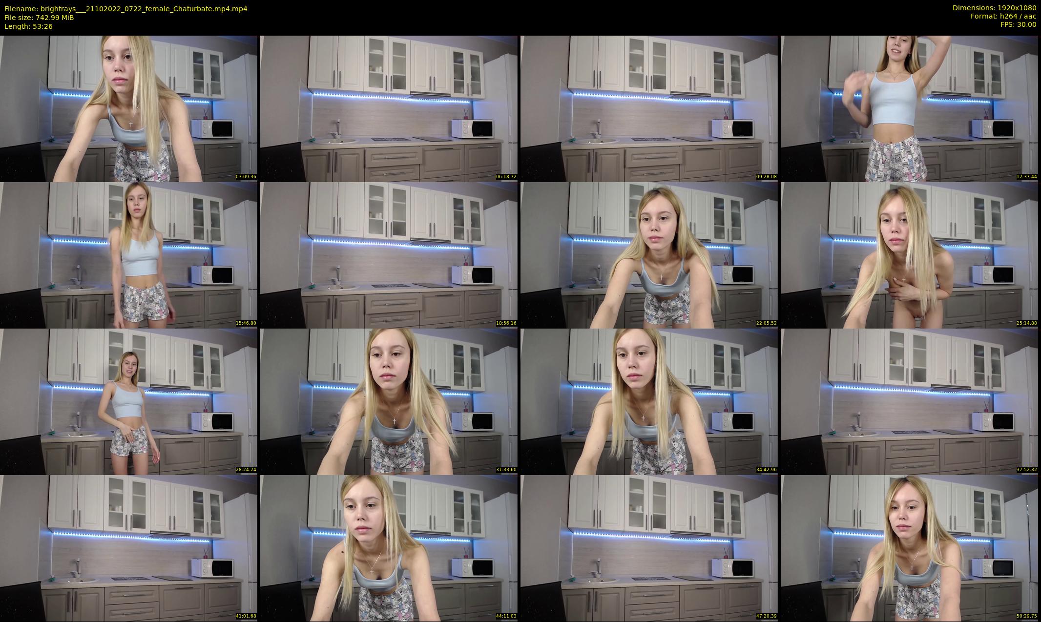 brightrays__ — 54 minute Chaturbate female cam show recording, 1080p, Oct 21, 2022