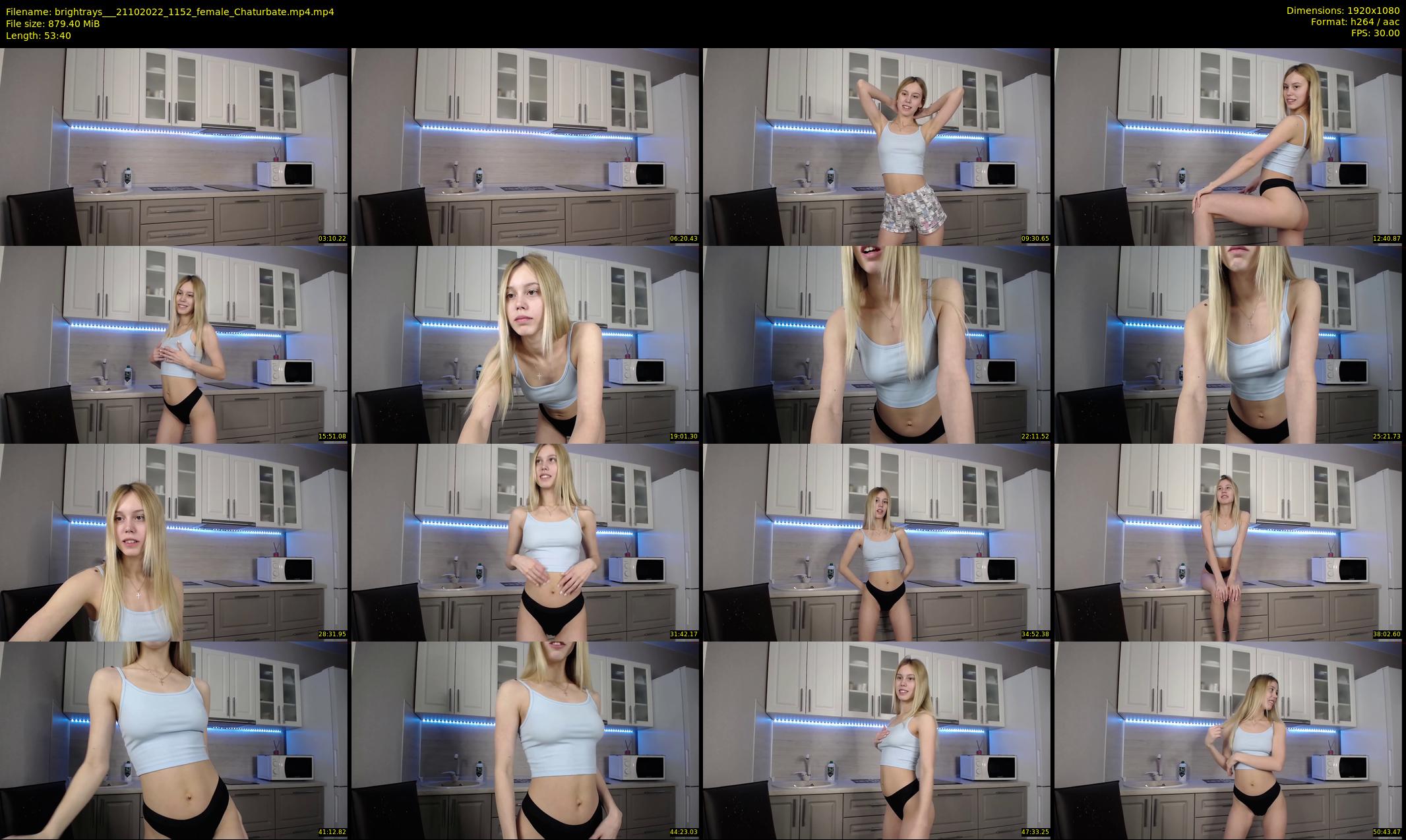 brightrays__ — 54 minute Chaturbate female cam show recording, 1080p, Oct 21, 2022
