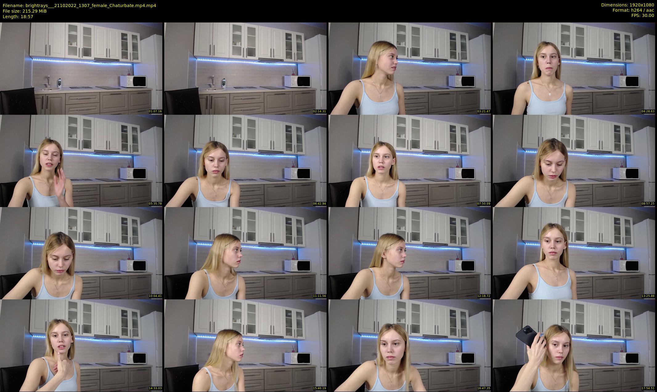 brightrays__ — 19 minute Chaturbate female cam show recording, 1080p, Oct 21, 2022