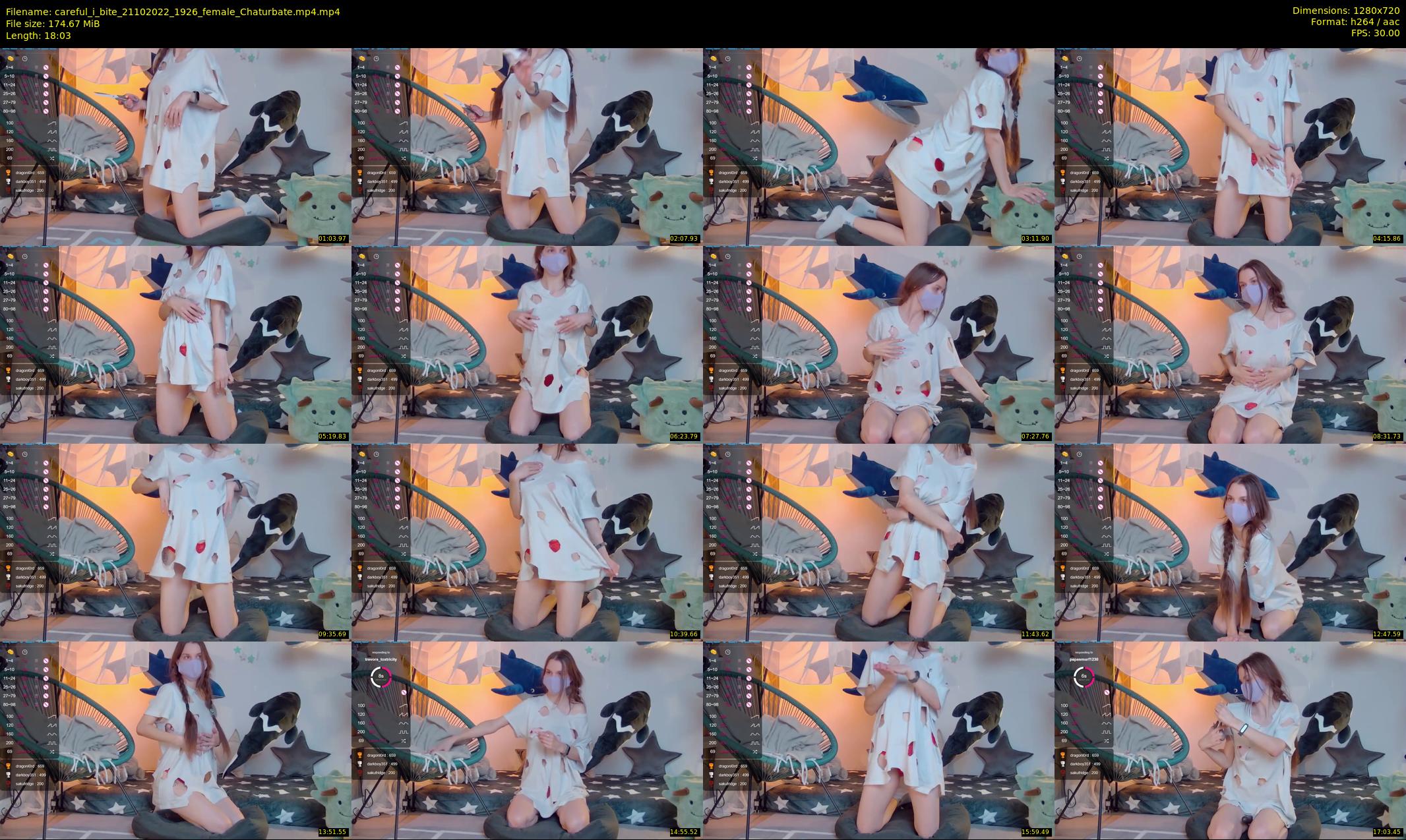 careful_i_bite — 19 minute Chaturbate female cam show recording, 720p, Oct 21, 2022