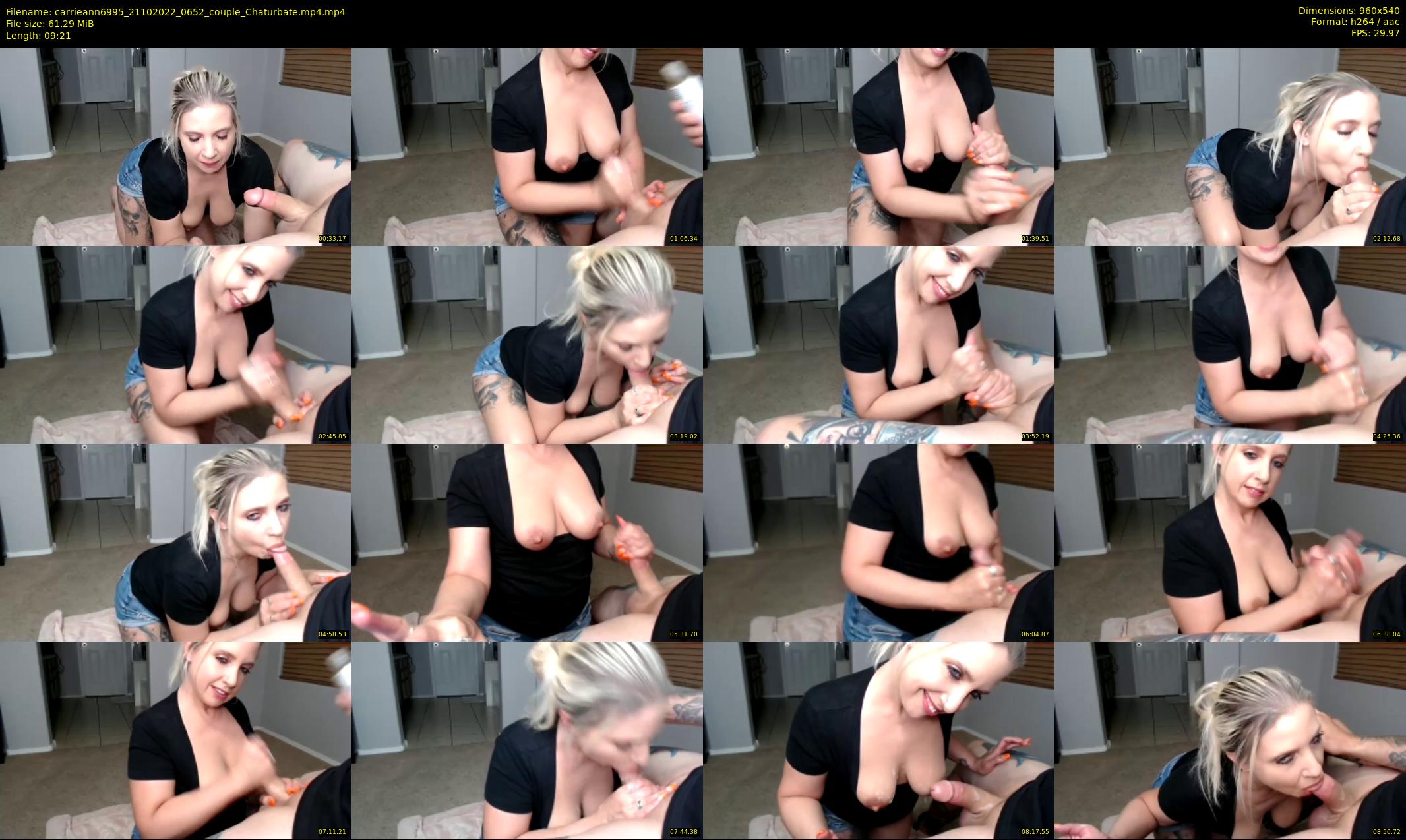 carrieann6995 — 10 minute Chaturbate couple cam show recording, 480p, Oct 21, 2022