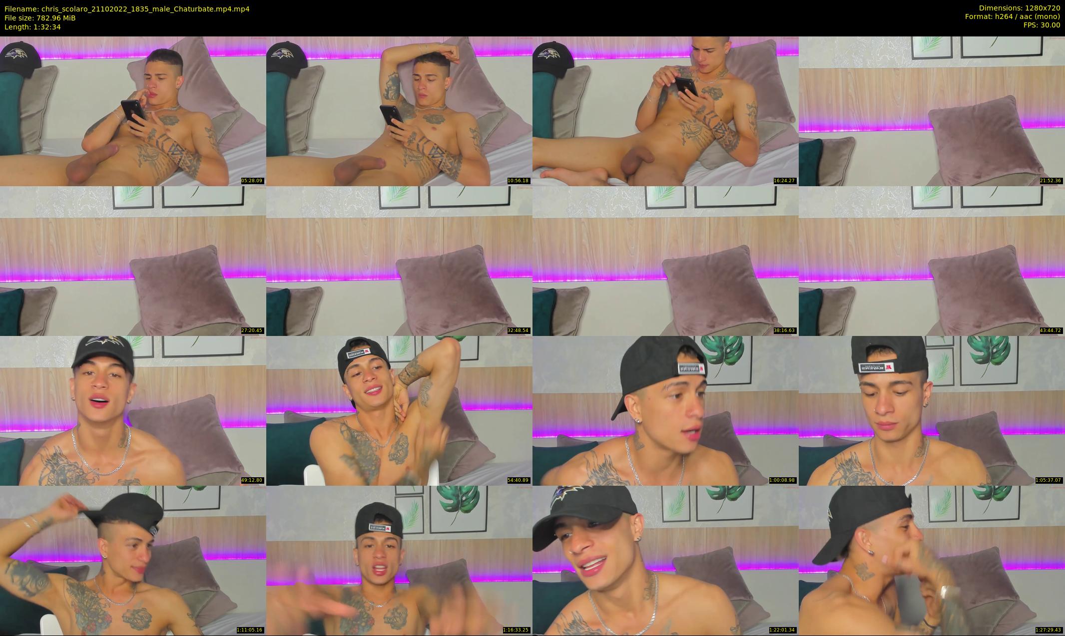 chris_scolaro — 93 minute Chaturbate male cam show recording, 720p, Oct 21, 2022