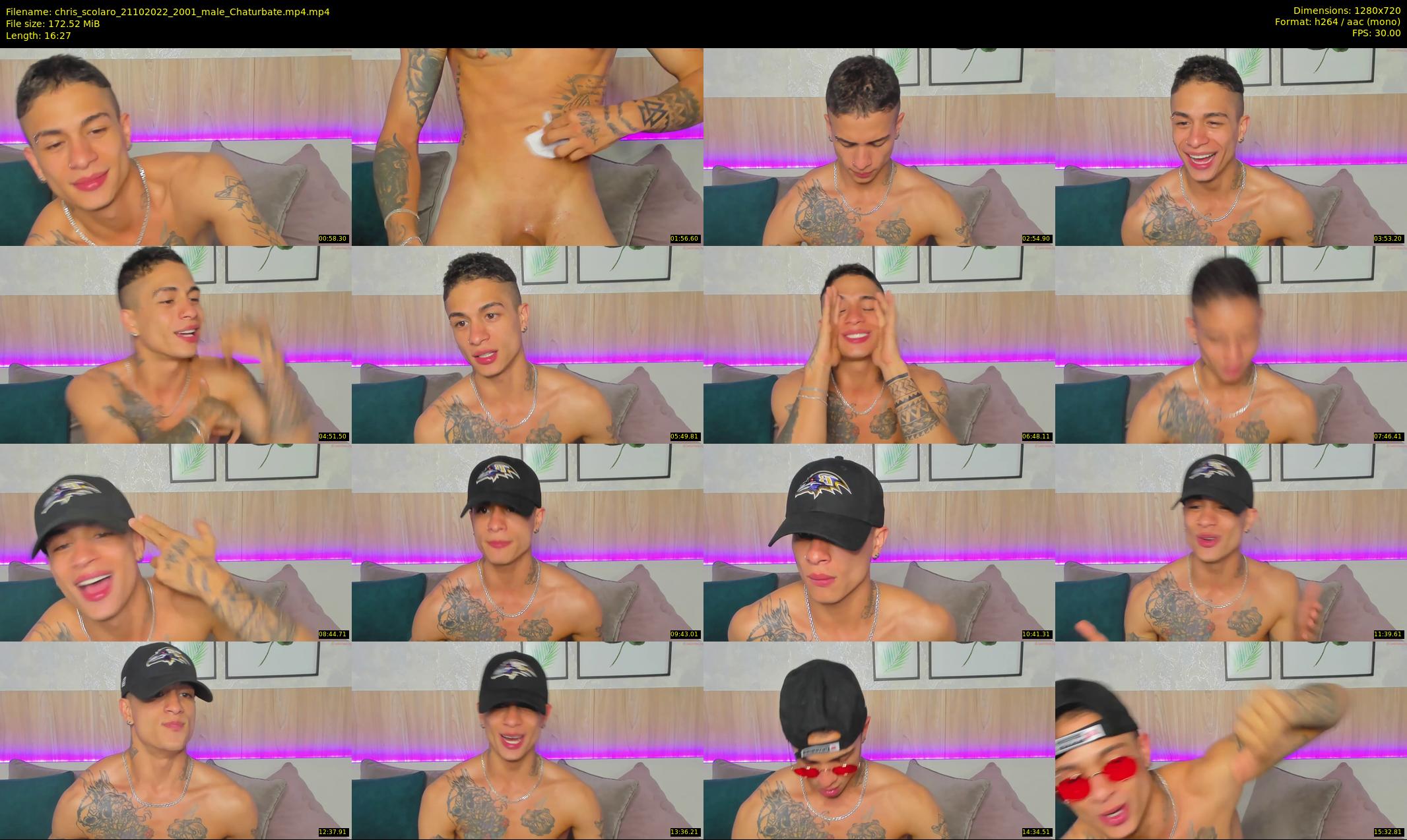 chris_scolaro — 17 minute Chaturbate male cam show recording, 720p, Oct 21, 2022