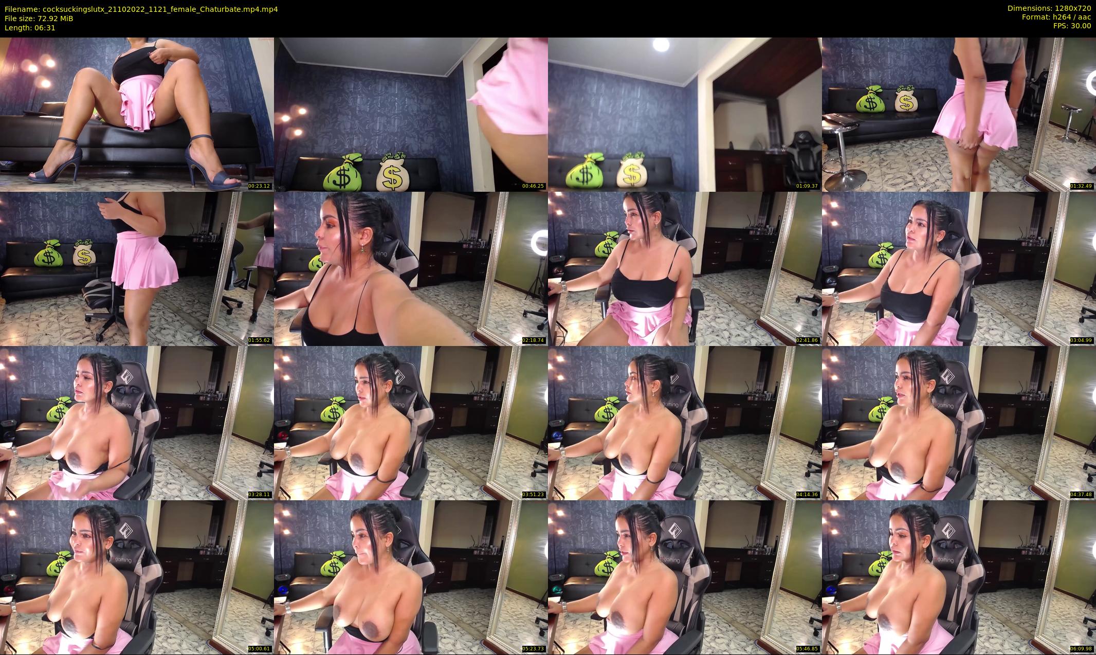 cocksuckingslutx — 7 minute Chaturbate female cam show recording, 720p, Oct 21, 2022