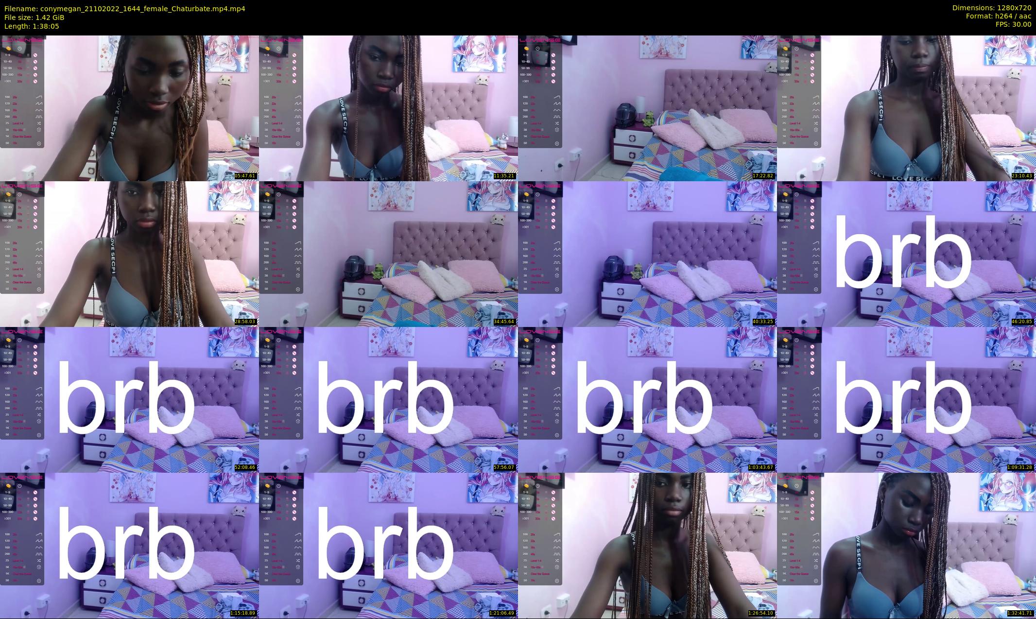 conymegan — 99 minute Chaturbate female cam show recording, 720p, Oct 21, 2022