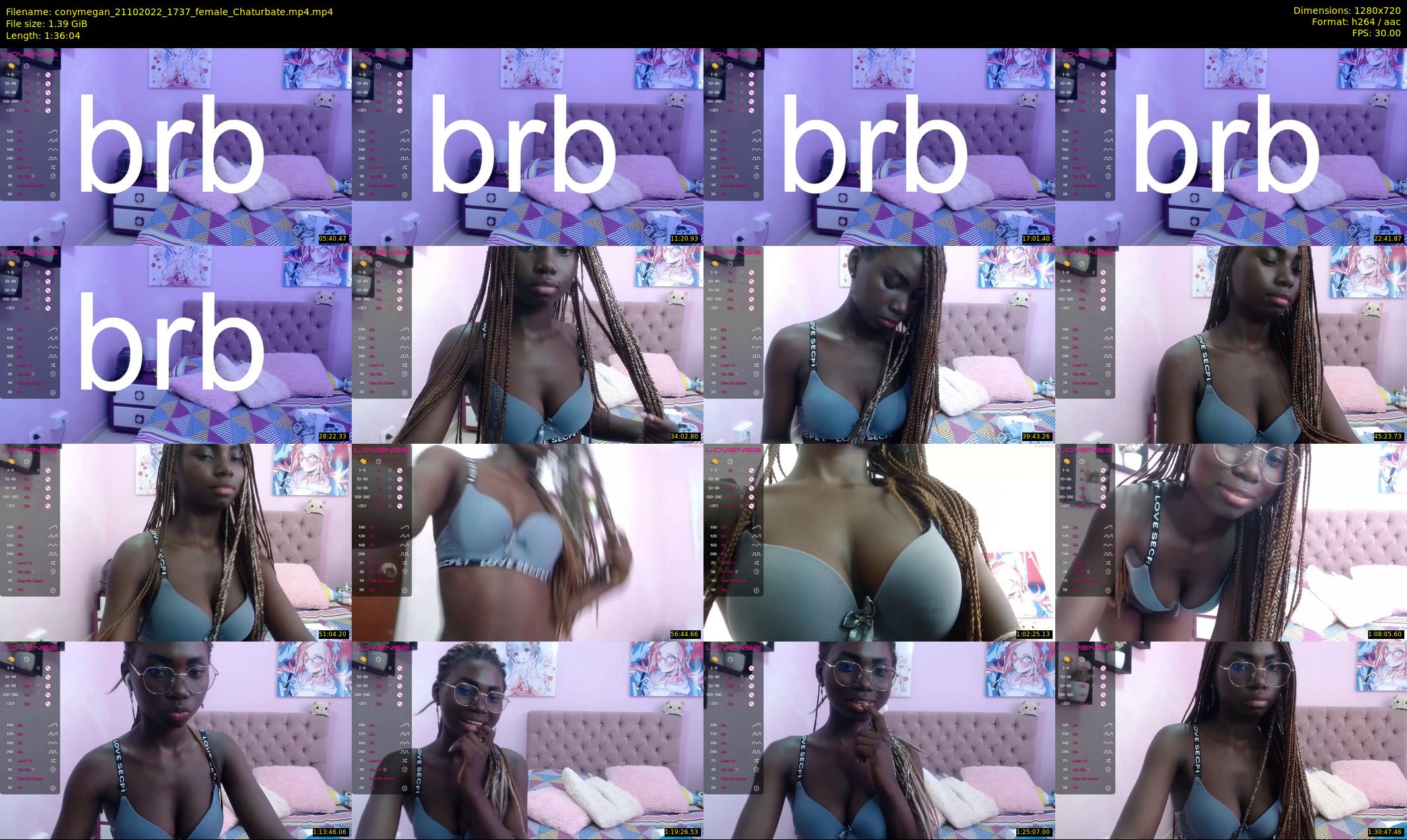 conymegan — 97 minute Chaturbate female cam show recording, 720p, Oct 21, 2022