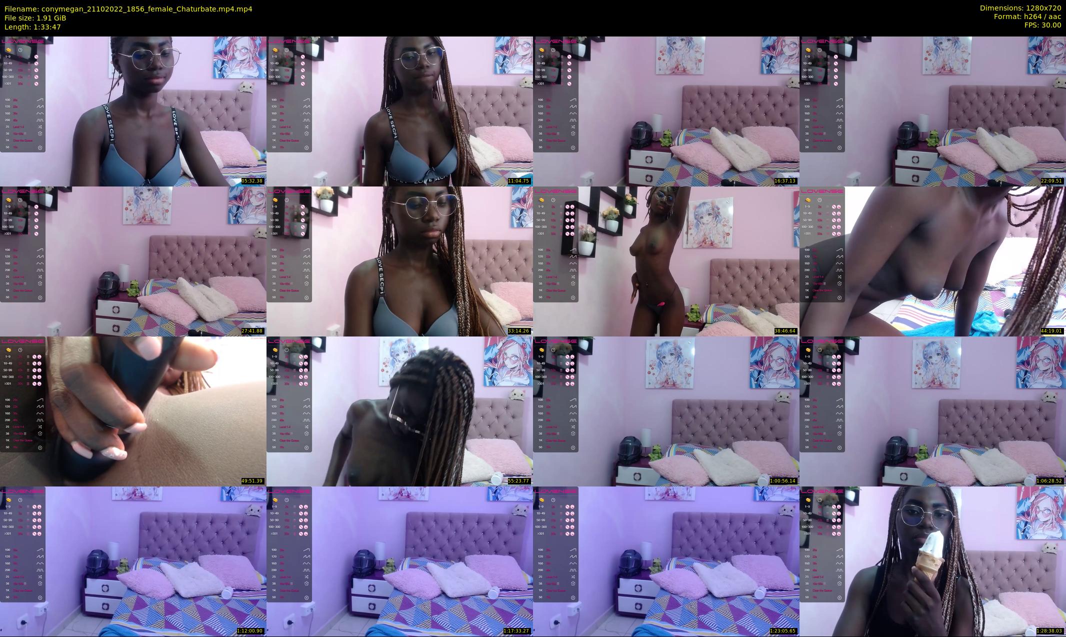 conymegan — 94 minute Chaturbate female cam show recording, 720p, Oct 21, 2022