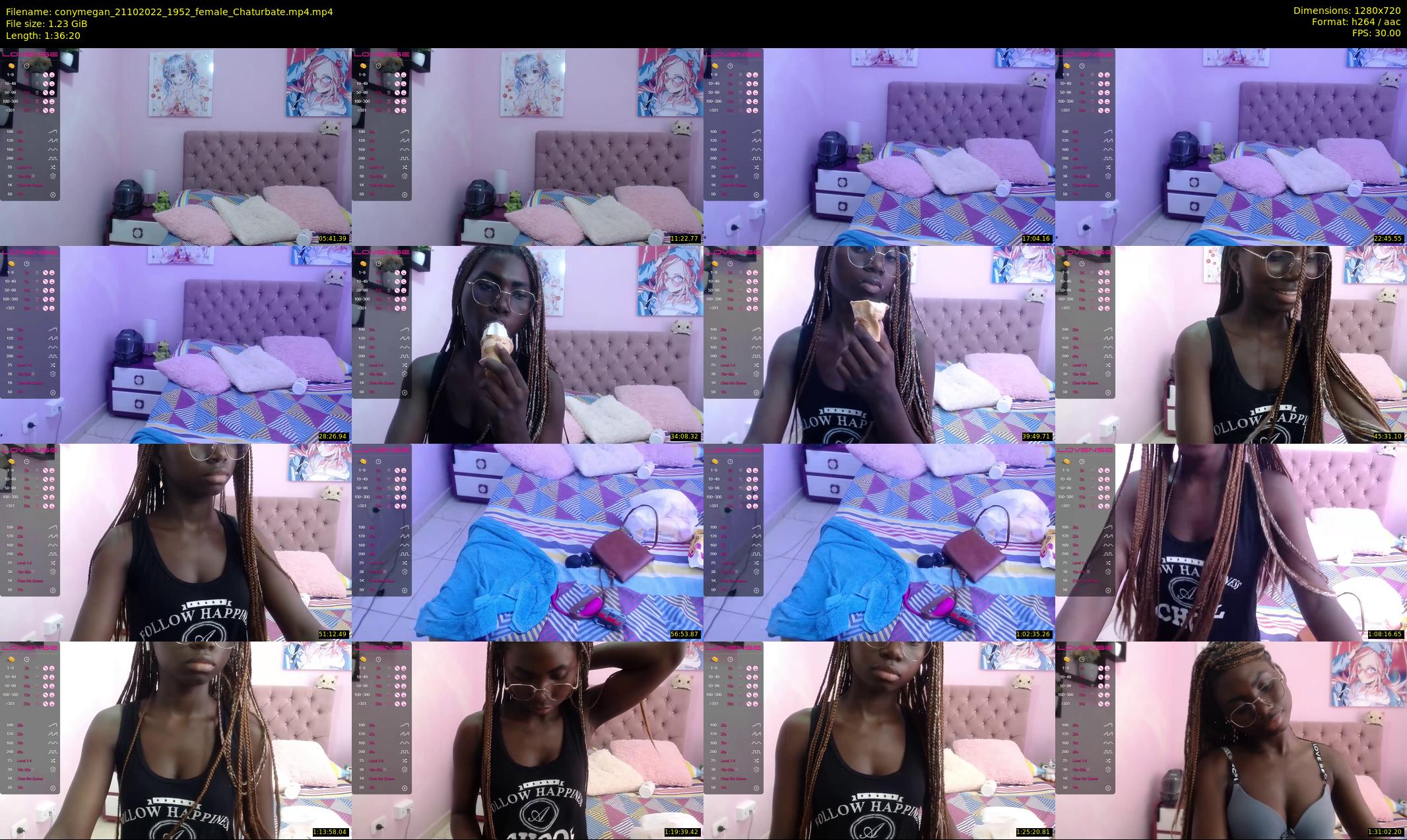conymegan — 97 minute Chaturbate female cam show recording, 720p, Oct 21, 2022
