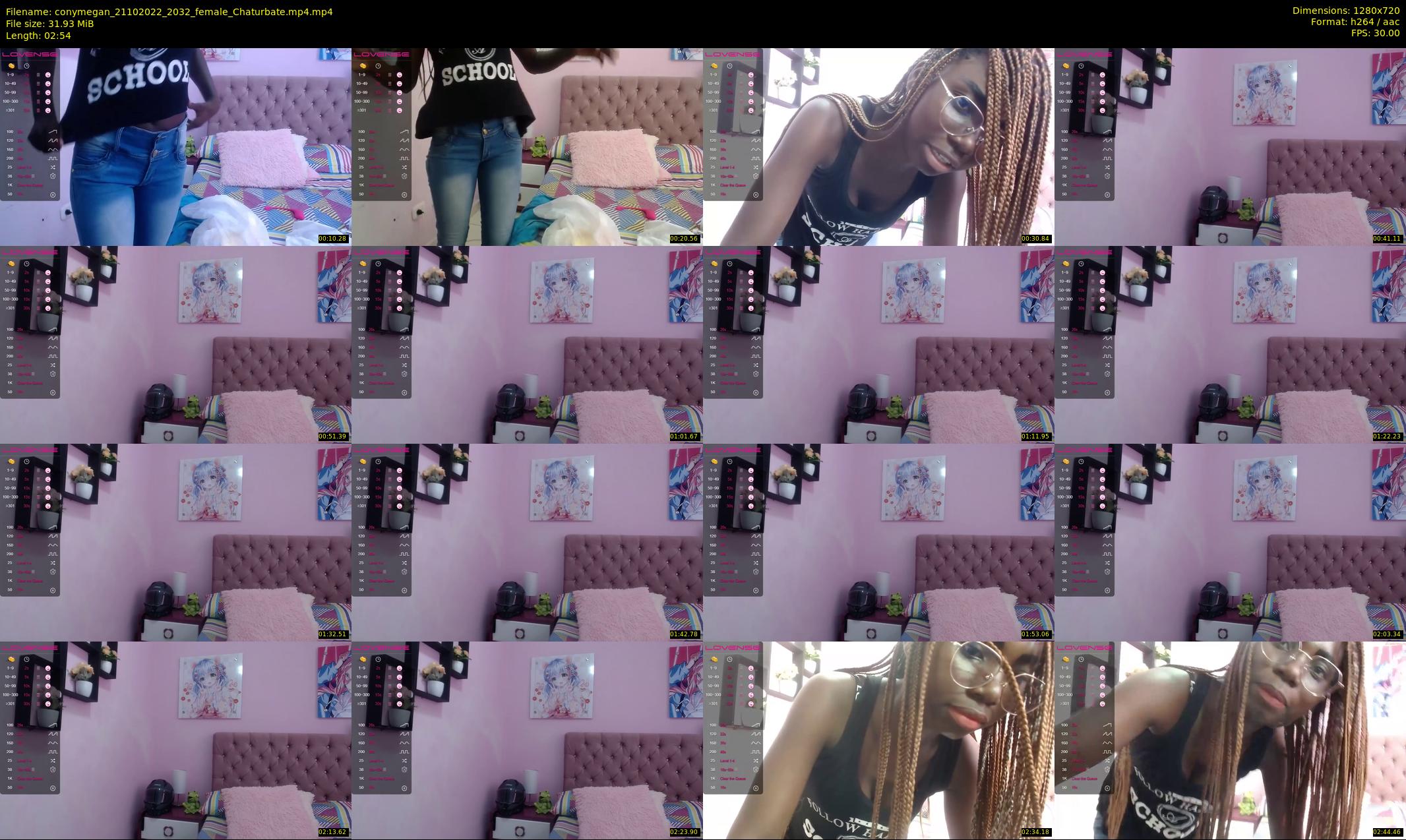 conymegan — 3 minute Chaturbate female cam show recording, 720p, Oct 21, 2022