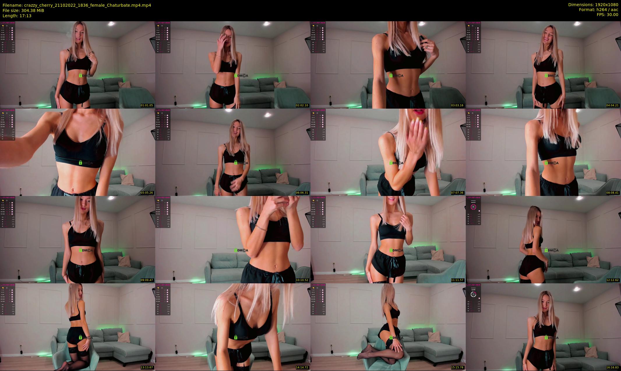 crazzy_cherry — 18 minute Chaturbate female cam show recording, 1080p, Oct 21, 2022