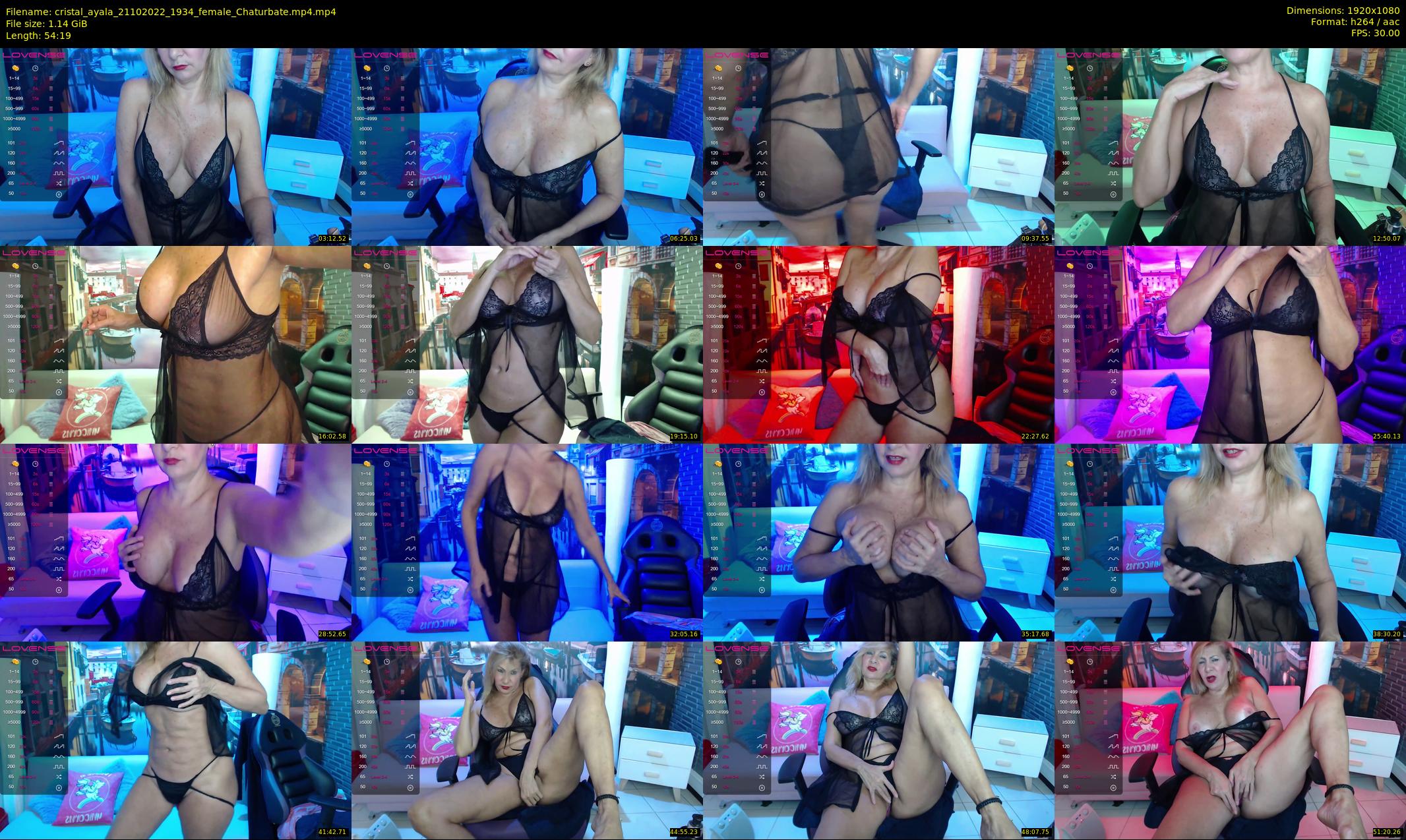 cristal_ayala — 55 minute Chaturbate female cam show recording, 1080p, Oct 21, 2022