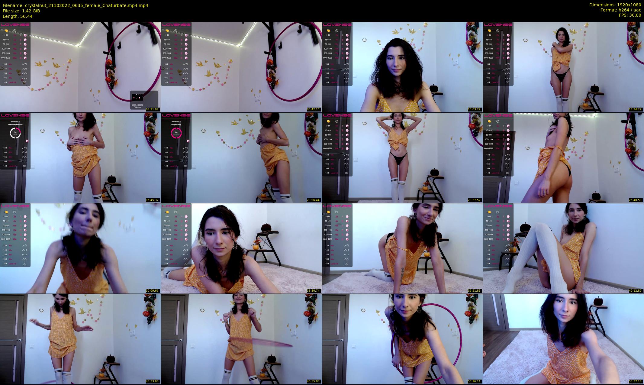 crystalnut — 57 minute Chaturbate female cam show recording, 1080p, Oct 21, 2022