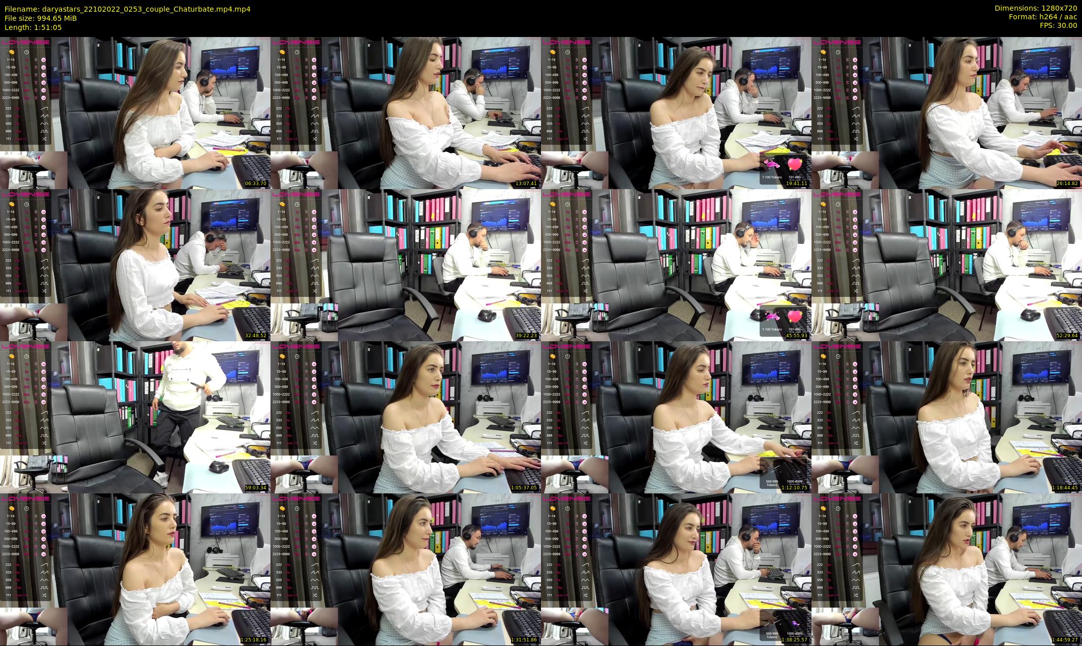 daryastars — 112 minute Chaturbate couple cam show recording, 720p, Oct 22, 2022