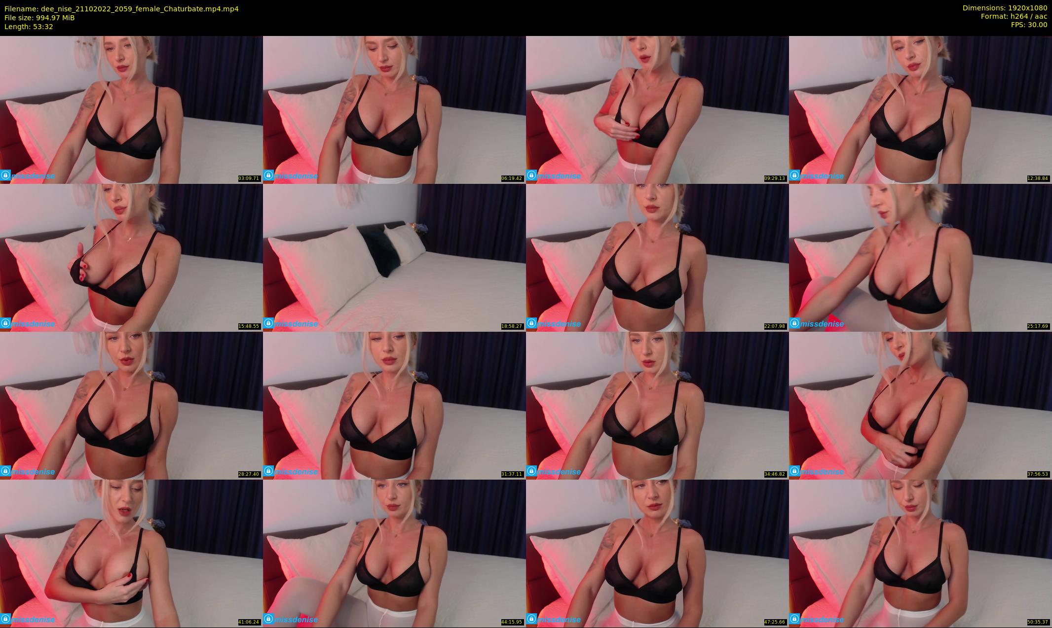dee_nise — 54 minute Chaturbate female cam show recording, 1080p, Oct 21, 2022
