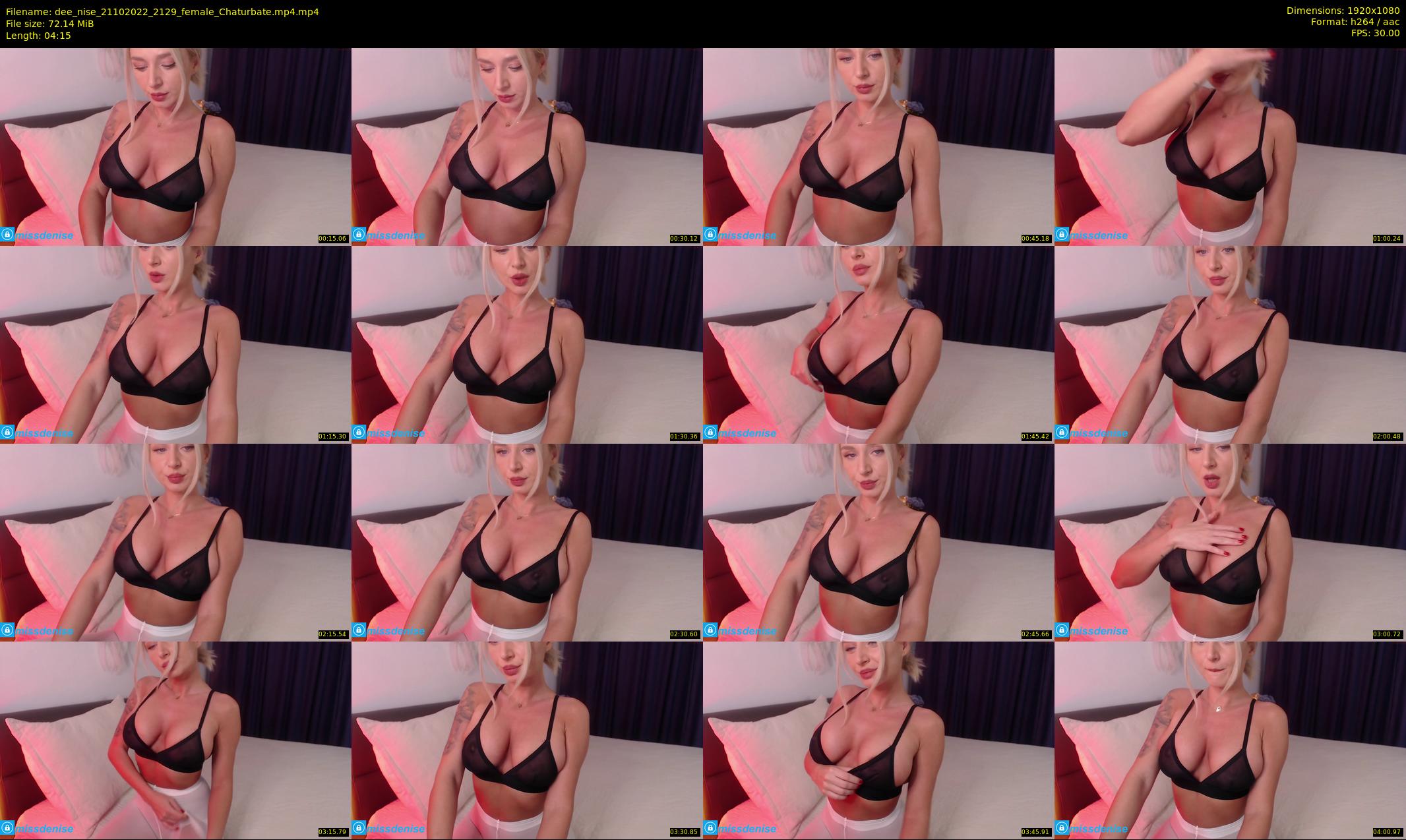dee_nise — 5 minute Chaturbate female cam show recording, 1080p, Oct 21, 2022