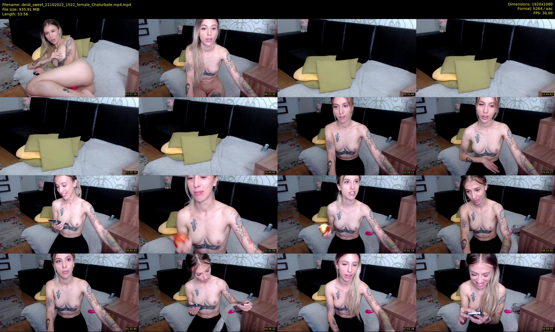 deidi_sweet — 54 minute Chaturbate female cam show recording, 1080p, Oct 21, 2022