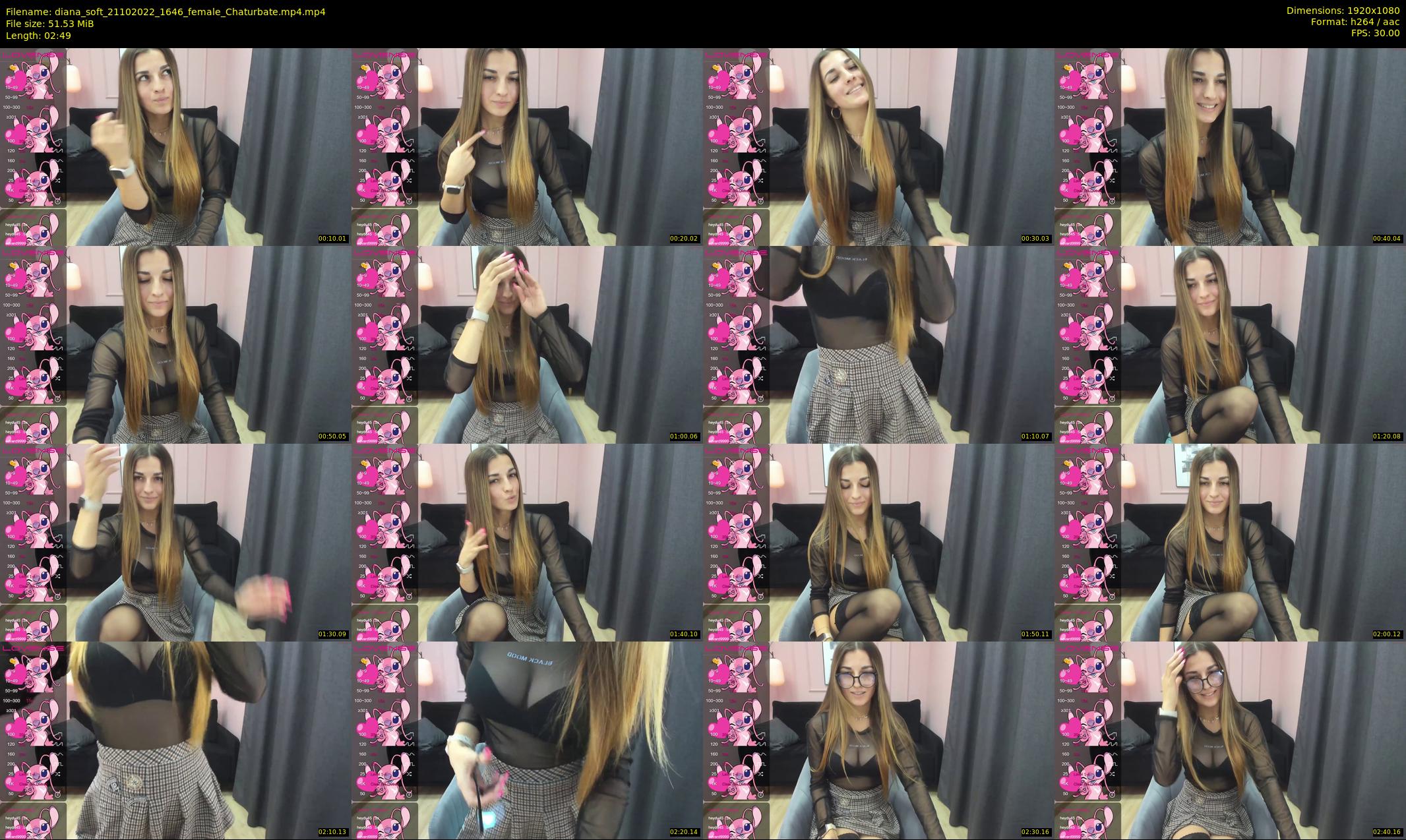 diana_soft — 3 minute Chaturbate female cam show recording, 1080p, Oct 21, 2022