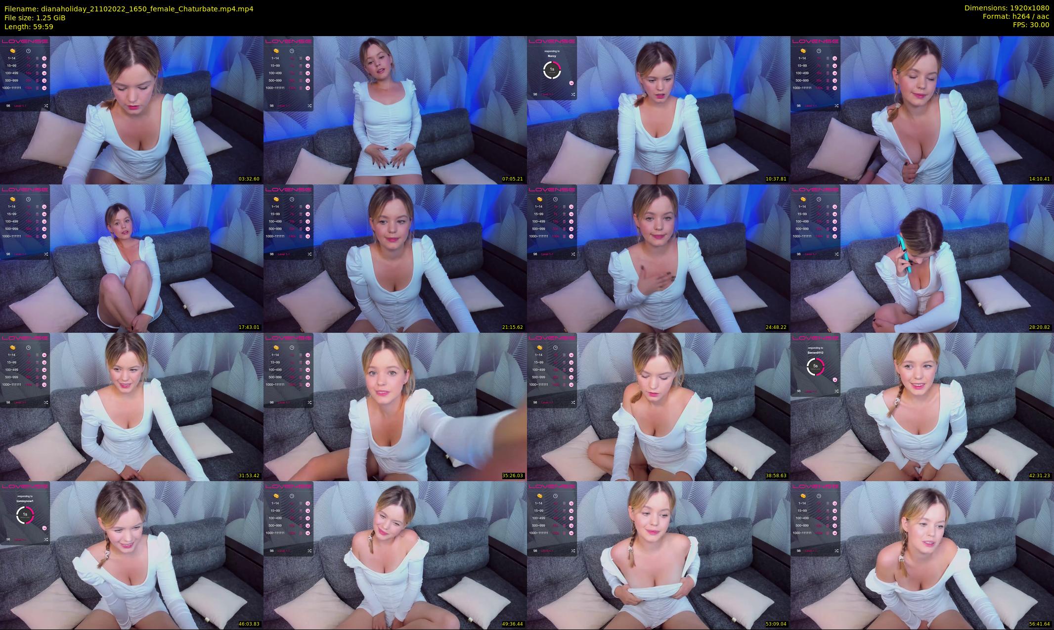 dianaholiday — 60 minute Chaturbate female cam show recording, 1080p, Oct 21, 2022