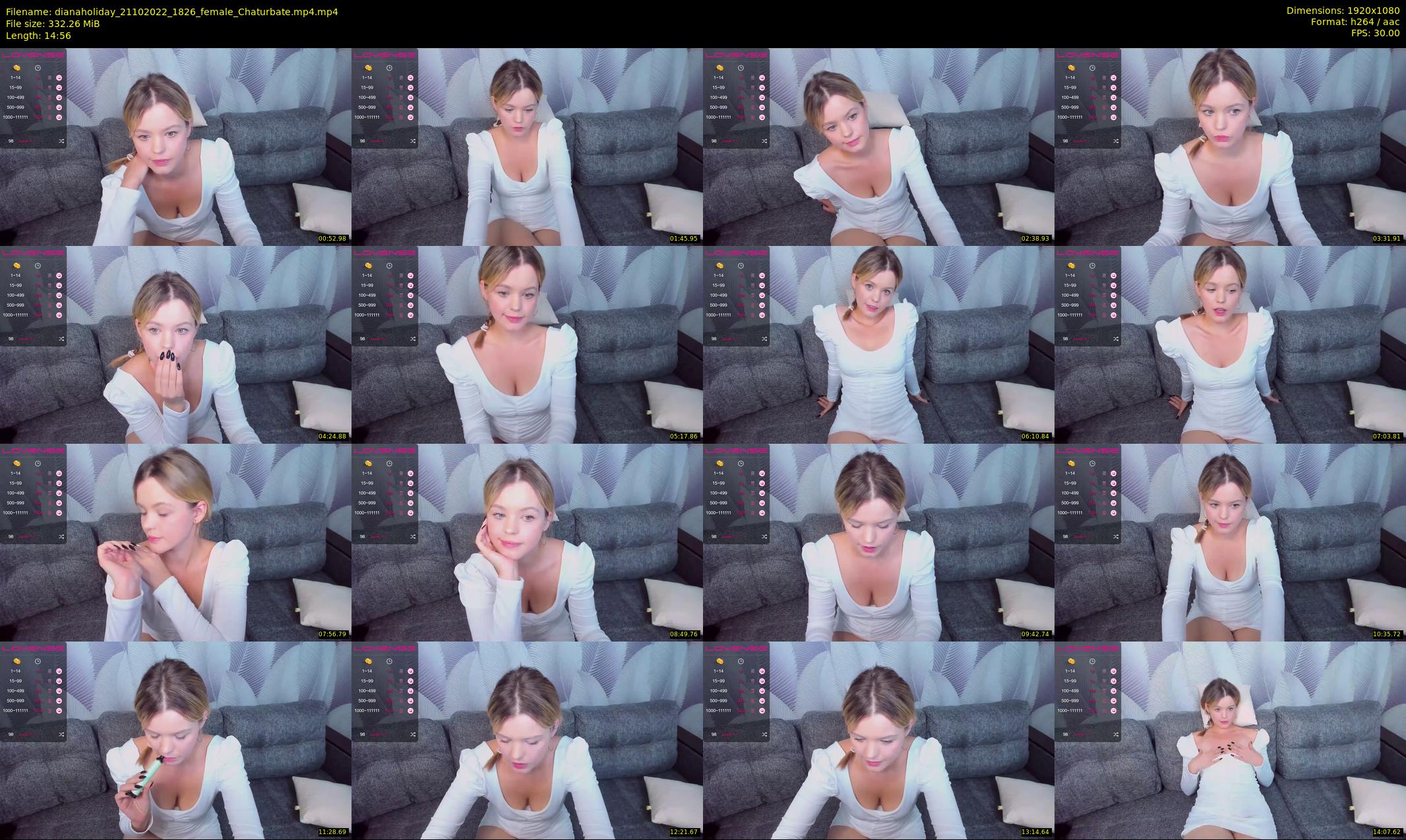 dianaholiday — 15 minute Chaturbate female cam show recording, 1080p, Oct 21, 2022