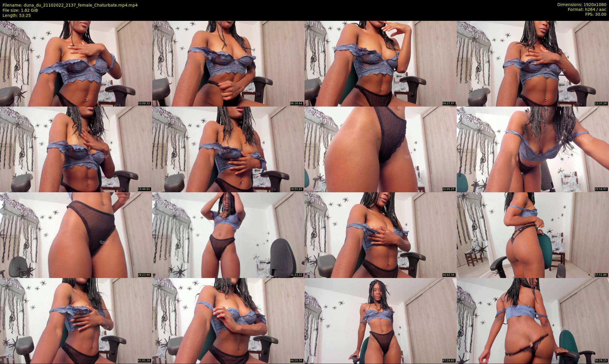 duna_du — 54 minute Chaturbate female cam show recording, 1080p, Oct 21, 2022