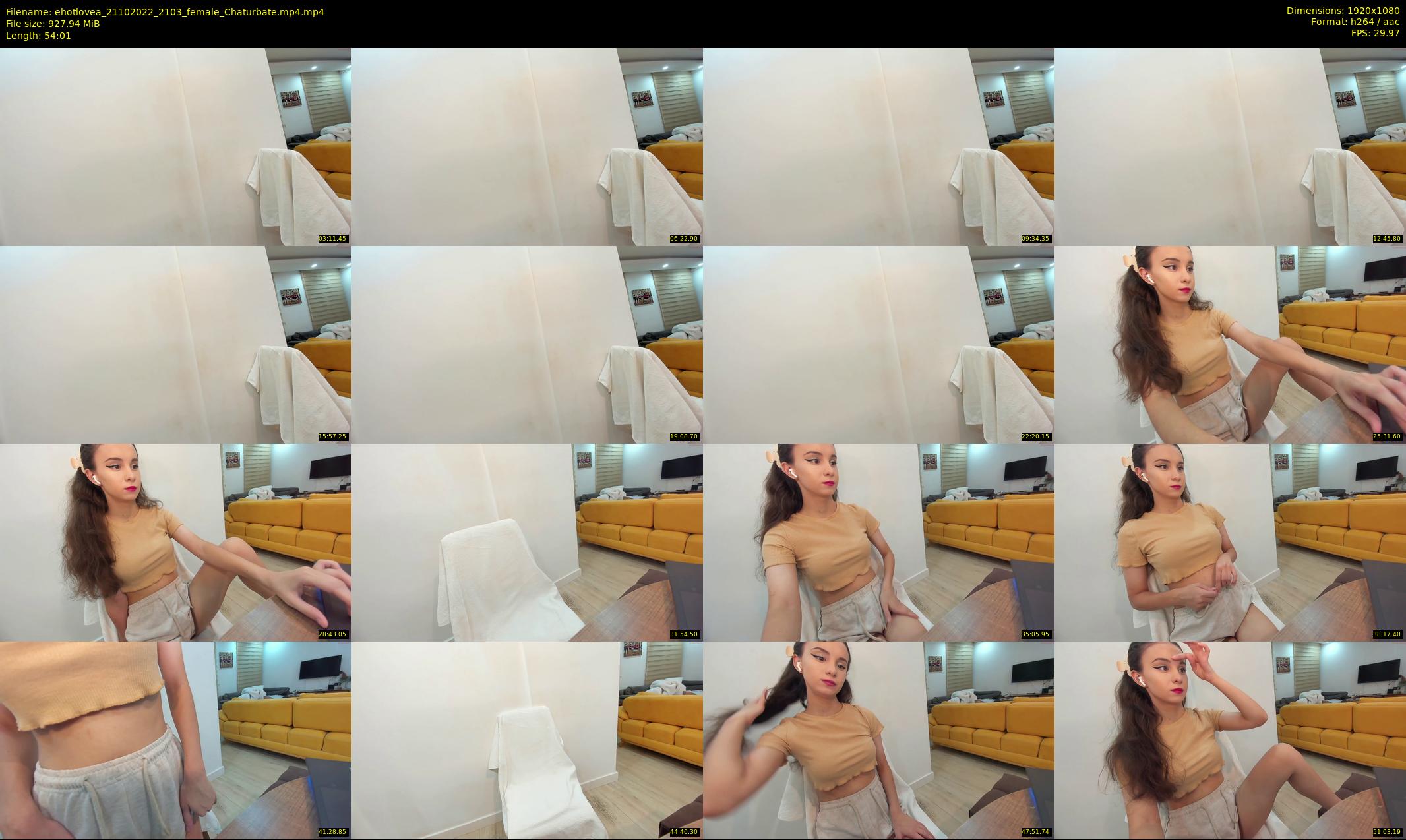 ehotlovea — 55 minute Chaturbate female cam show recording, 1080p, Oct 21, 2022