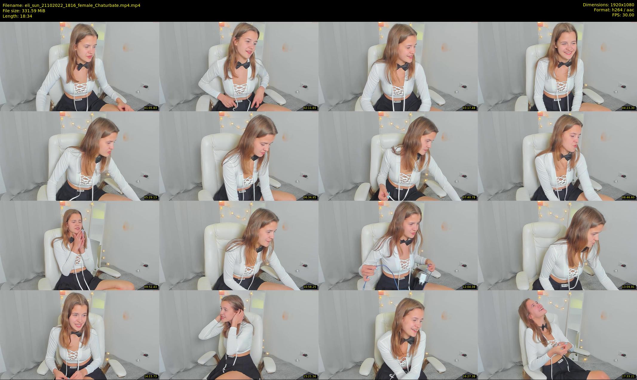 eli_sun — 19 minute Chaturbate female cam show recording, 1080p, Oct 21, 2022
