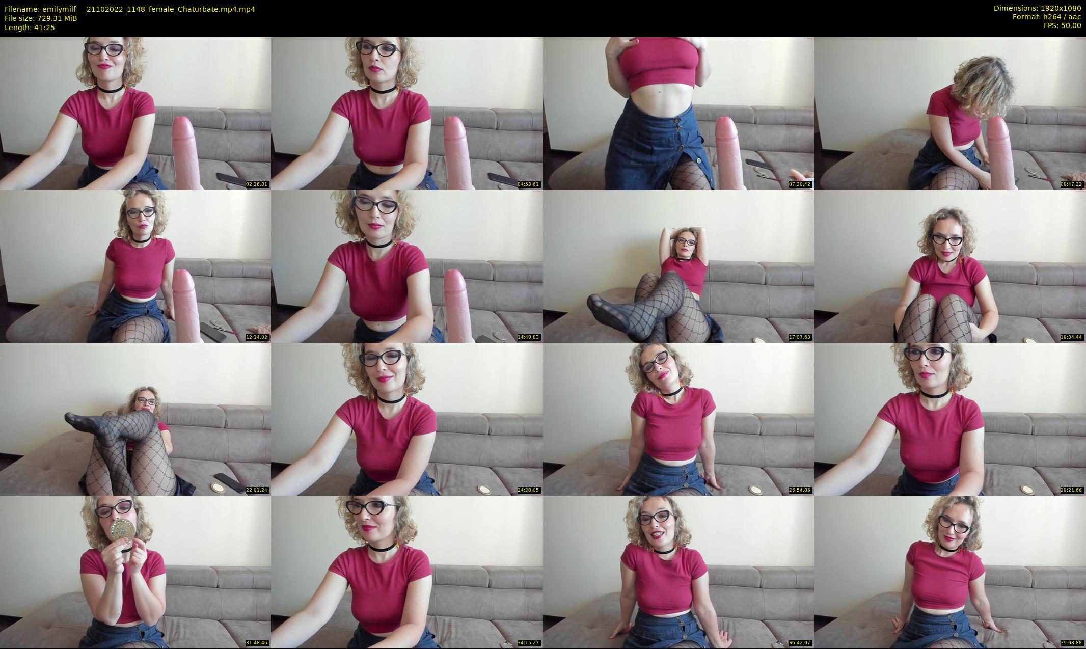 emilymilf__ — 42 minute Chaturbate female cam show recording, 1080p, Oct 21, 2022