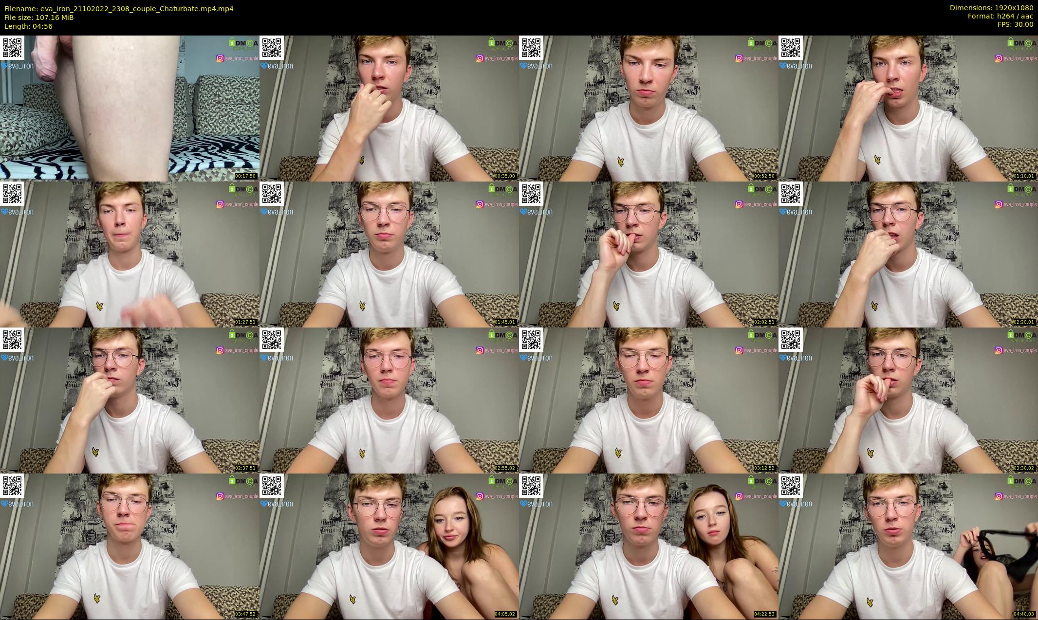 eva_iron — 5 minute Chaturbate couple cam show recording, 1080p, Oct 21, 2022