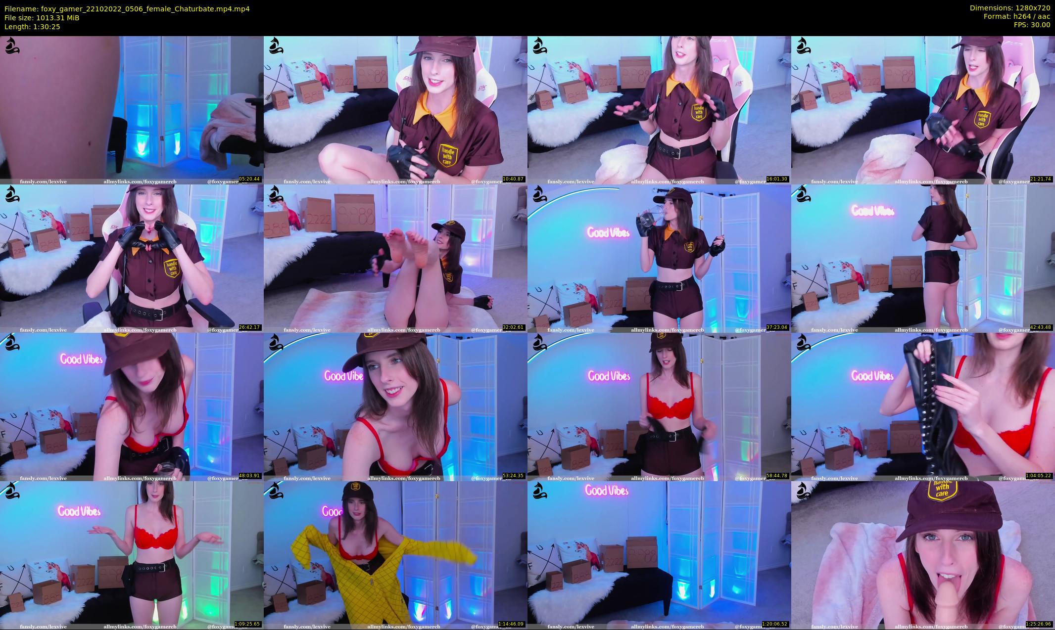 foxy_gamer — 91 minute Chaturbate female cam show recording, 720p, Oct 22, 2022