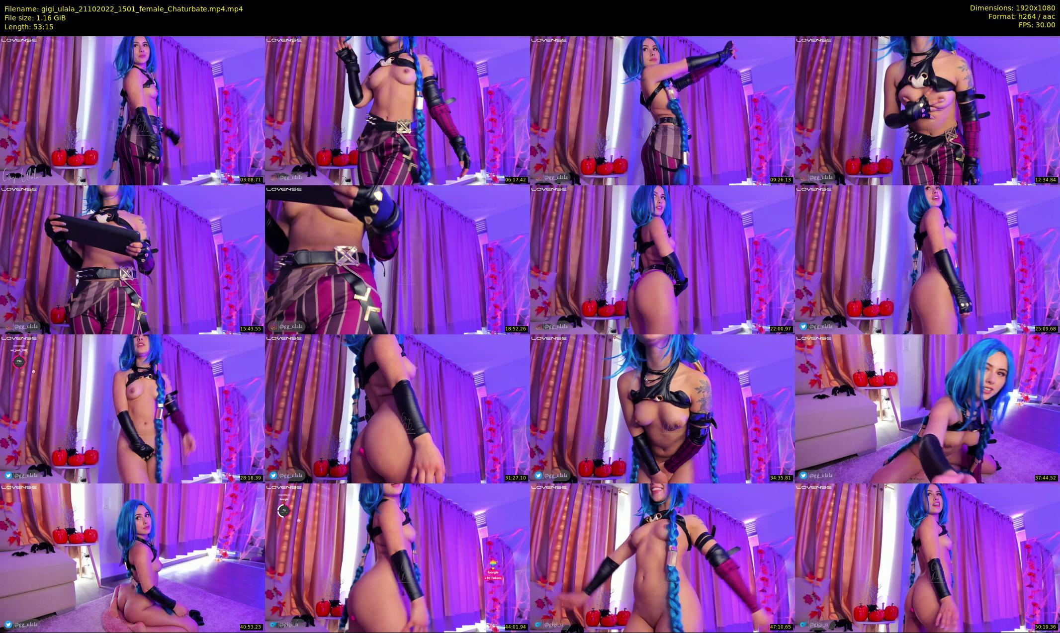gigi_ulala — 54 minute Chaturbate female cam show recording, 1080p, Oct 21, 2022