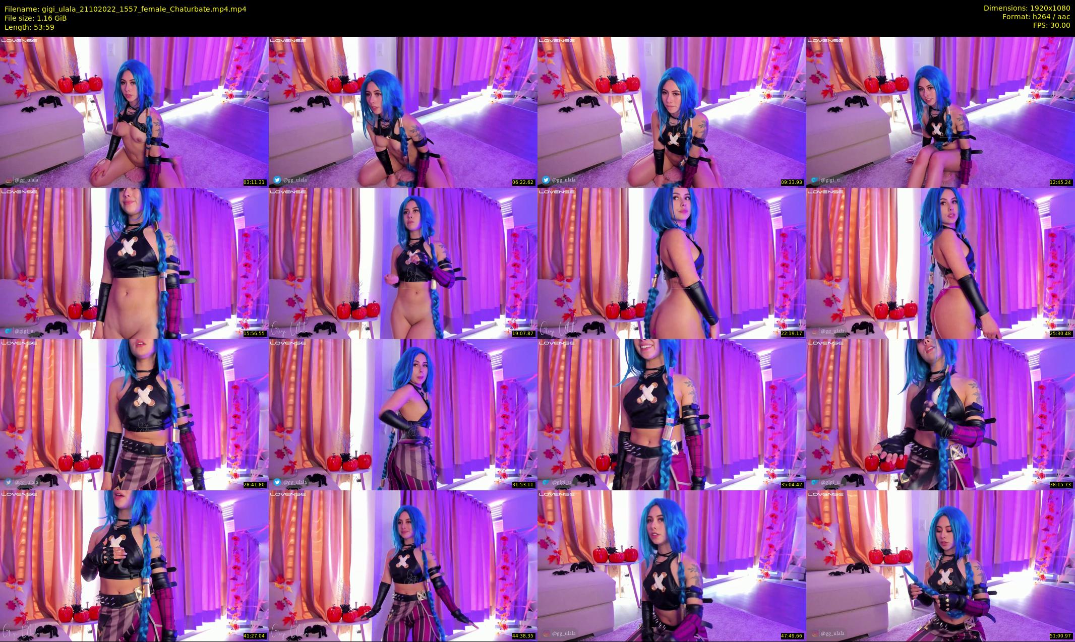 gigi_ulala — 54 minute Chaturbate female cam show recording, 1080p, Oct 21, 2022