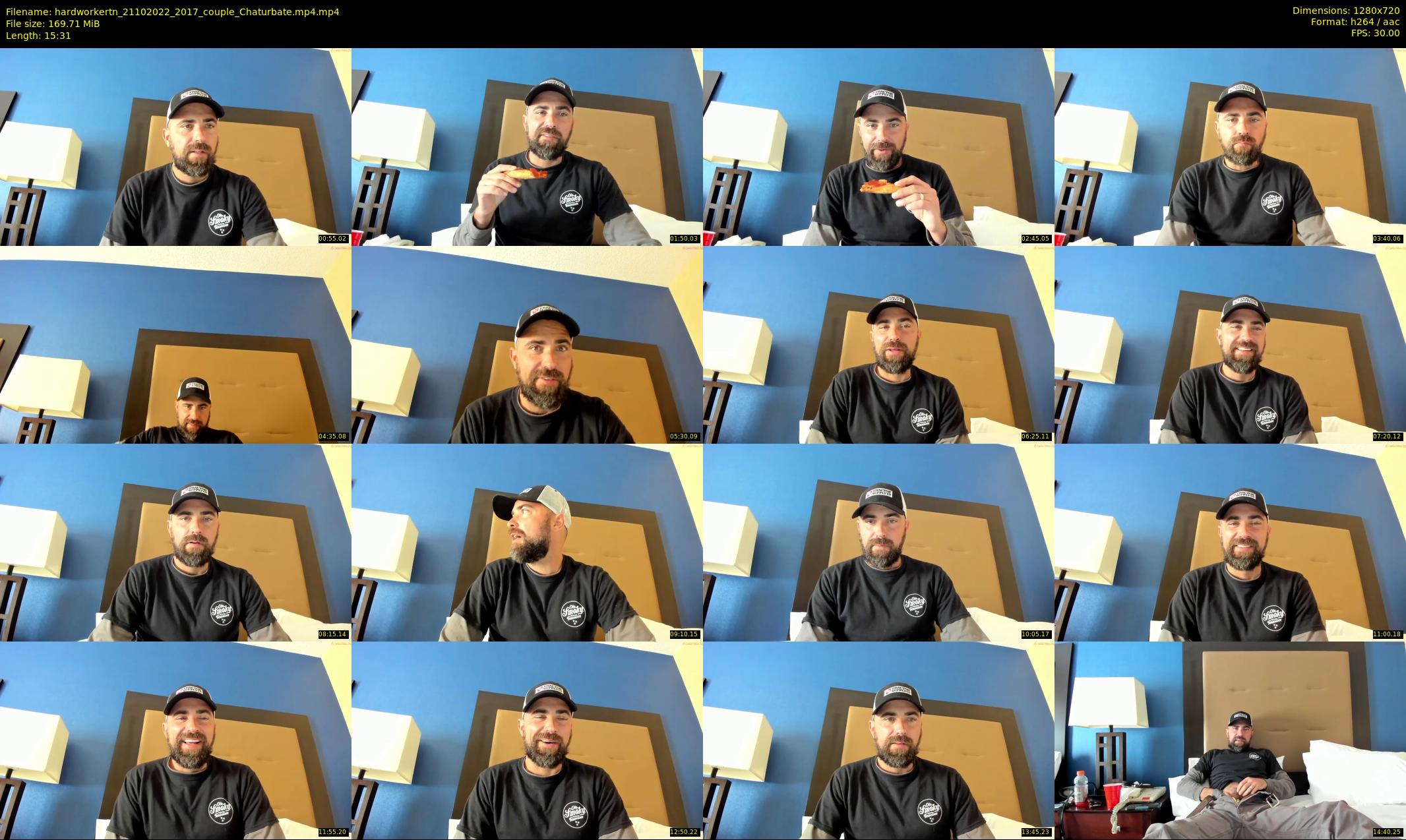 hardworkertn — 16 minute Chaturbate male cam show recording, 720p, Oct 21, 2022