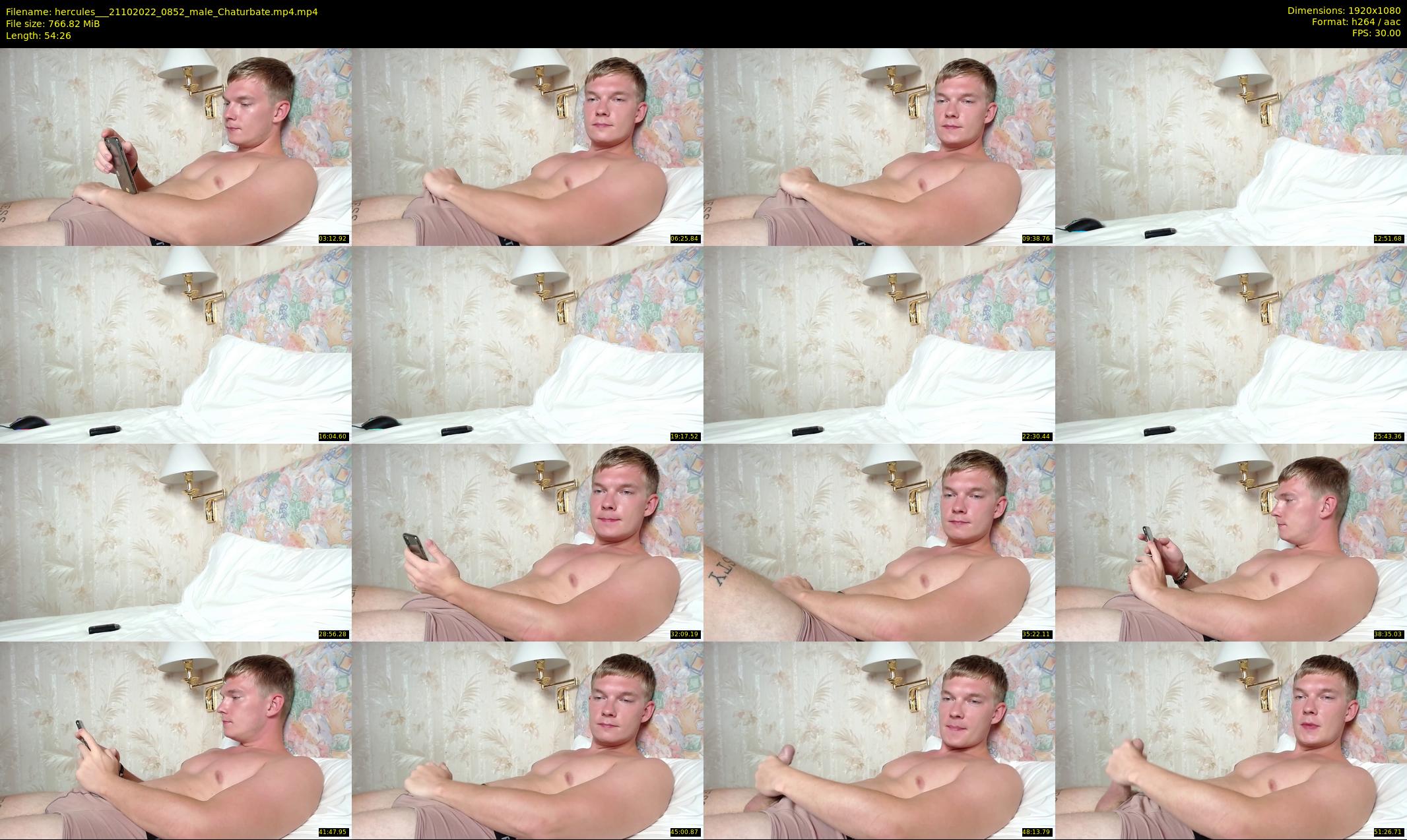 hercules__ — 55 minute Chaturbate male cam show recording, 1080p, Oct 21, 2022