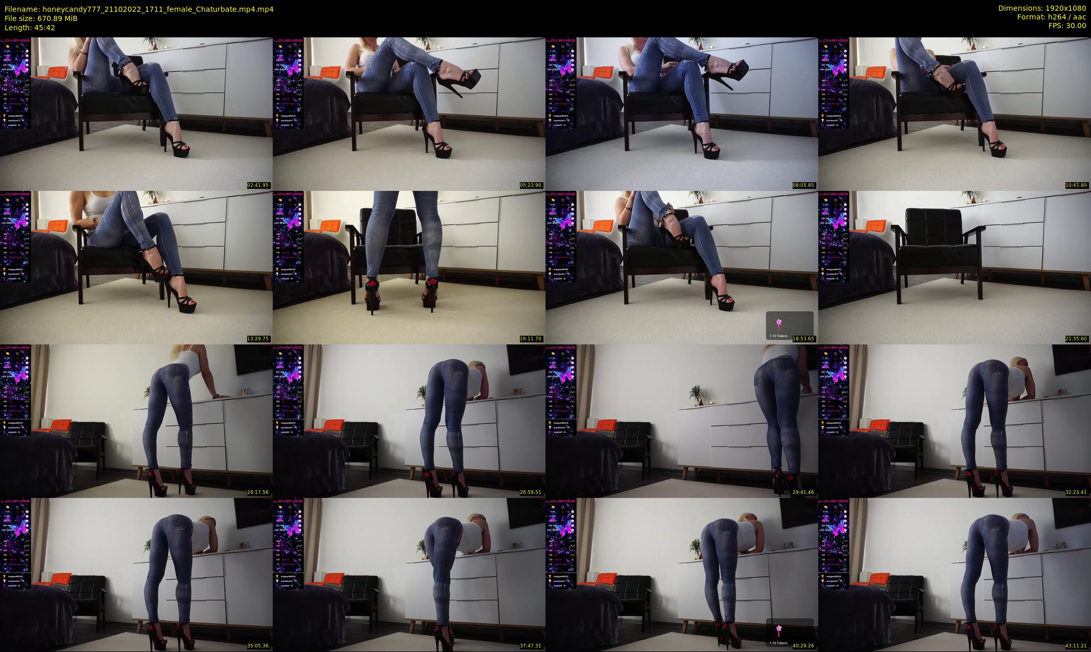 honeycandy777 — 46 minute Chaturbate couple cam show recording, 1080p, Oct 21, 2022