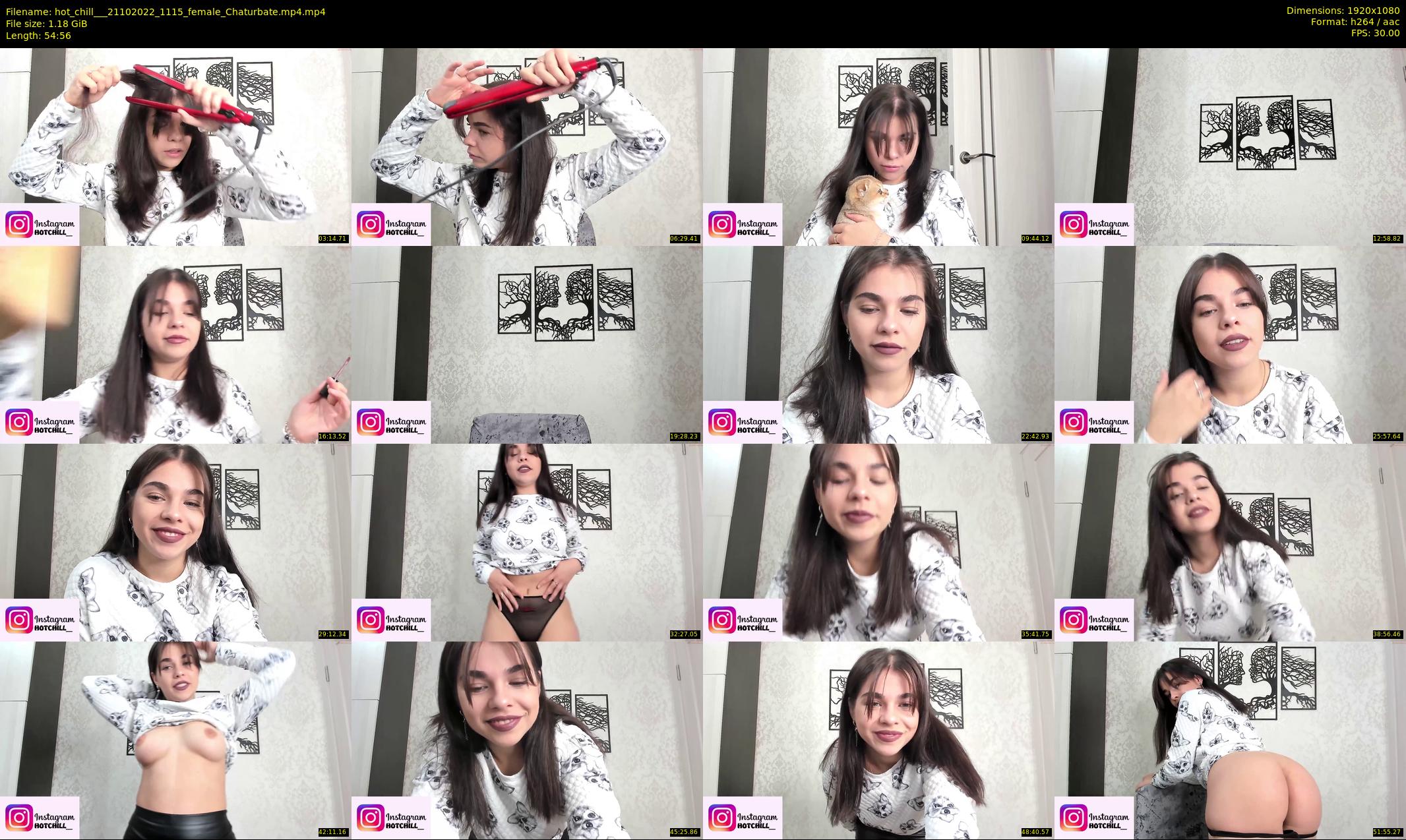 hot_chill__ — 55 minute Chaturbate female cam show recording, 1080p, Oct 21, 2022