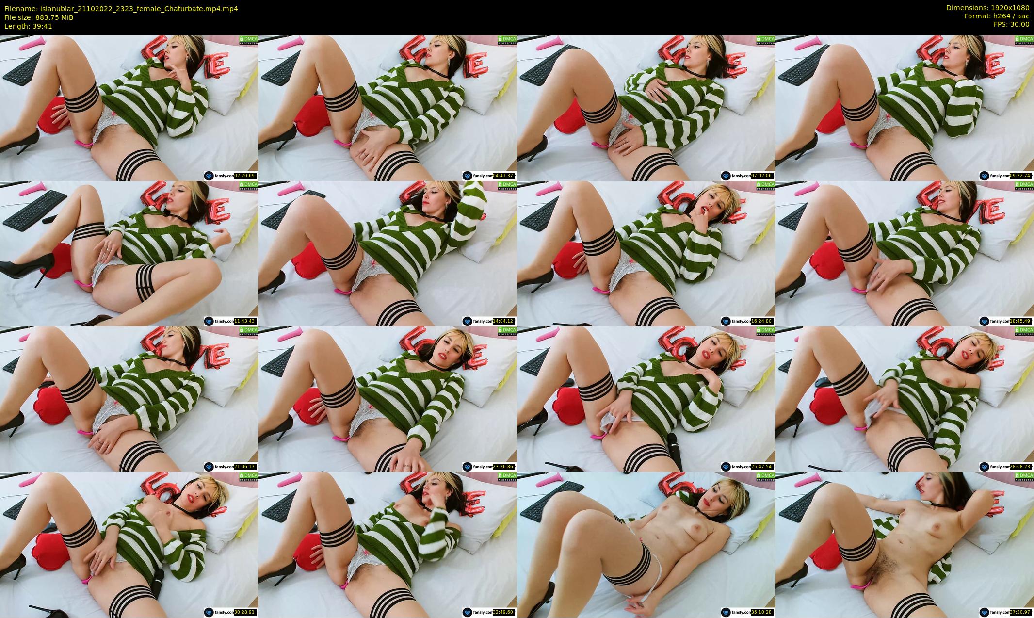 islanublar — 40 minute Chaturbate female cam show recording, 1080p, Oct 21, 2022