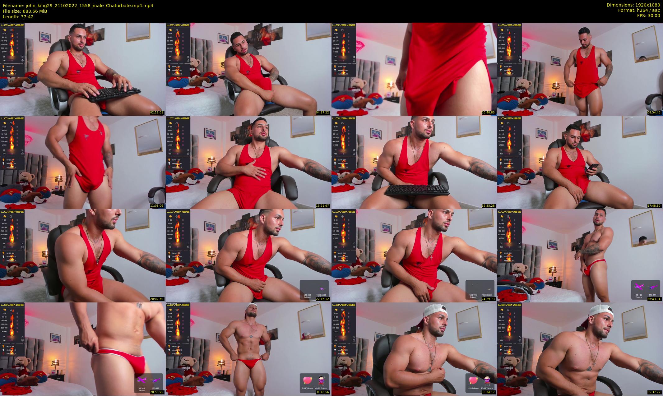 john_king29 — 38 minute Chaturbate male cam show recording, 1080p, Oct 21, 2022