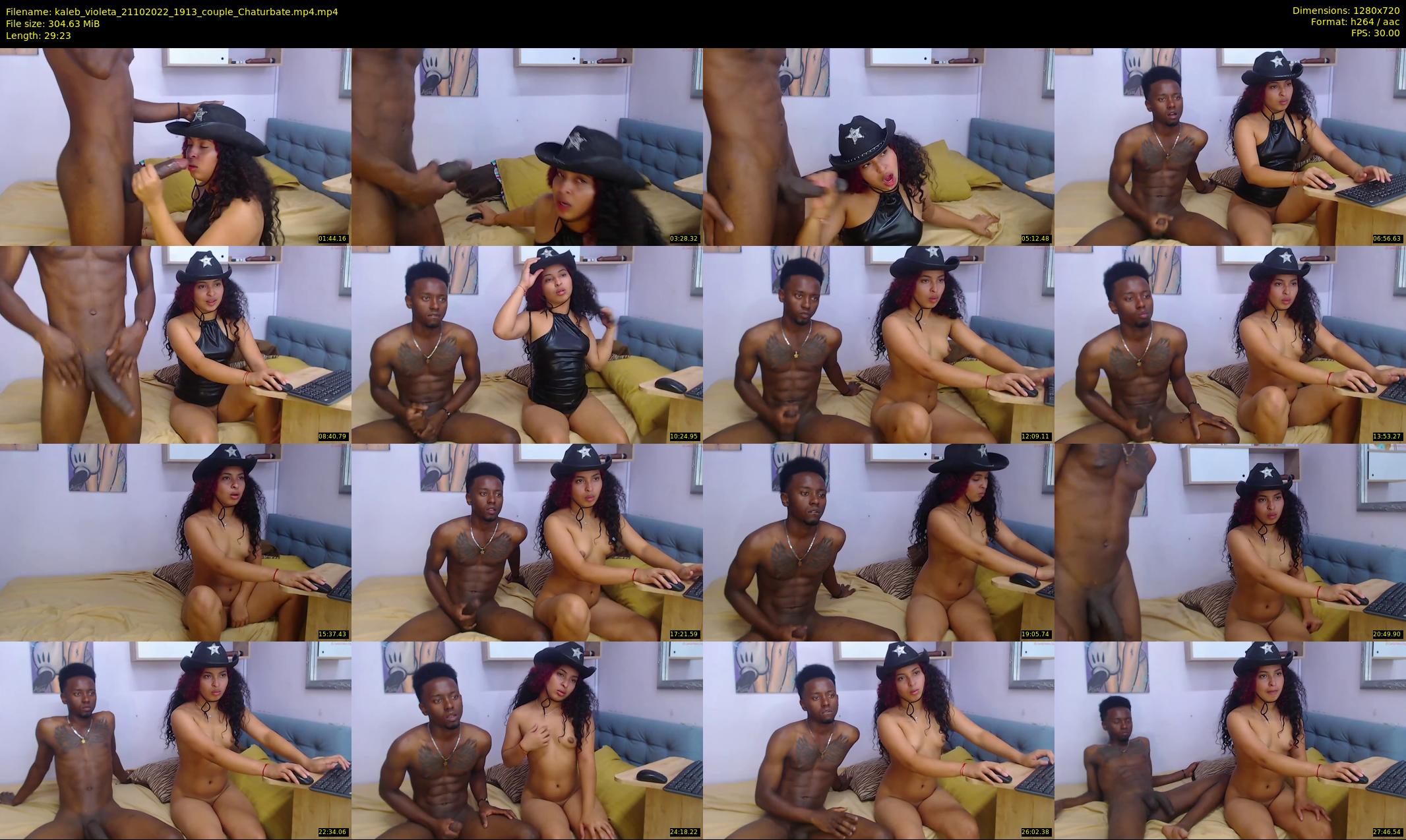 kaleb_violeta — 30 minute Chaturbate couple cam show recording, 720p, Oct 21, 2022