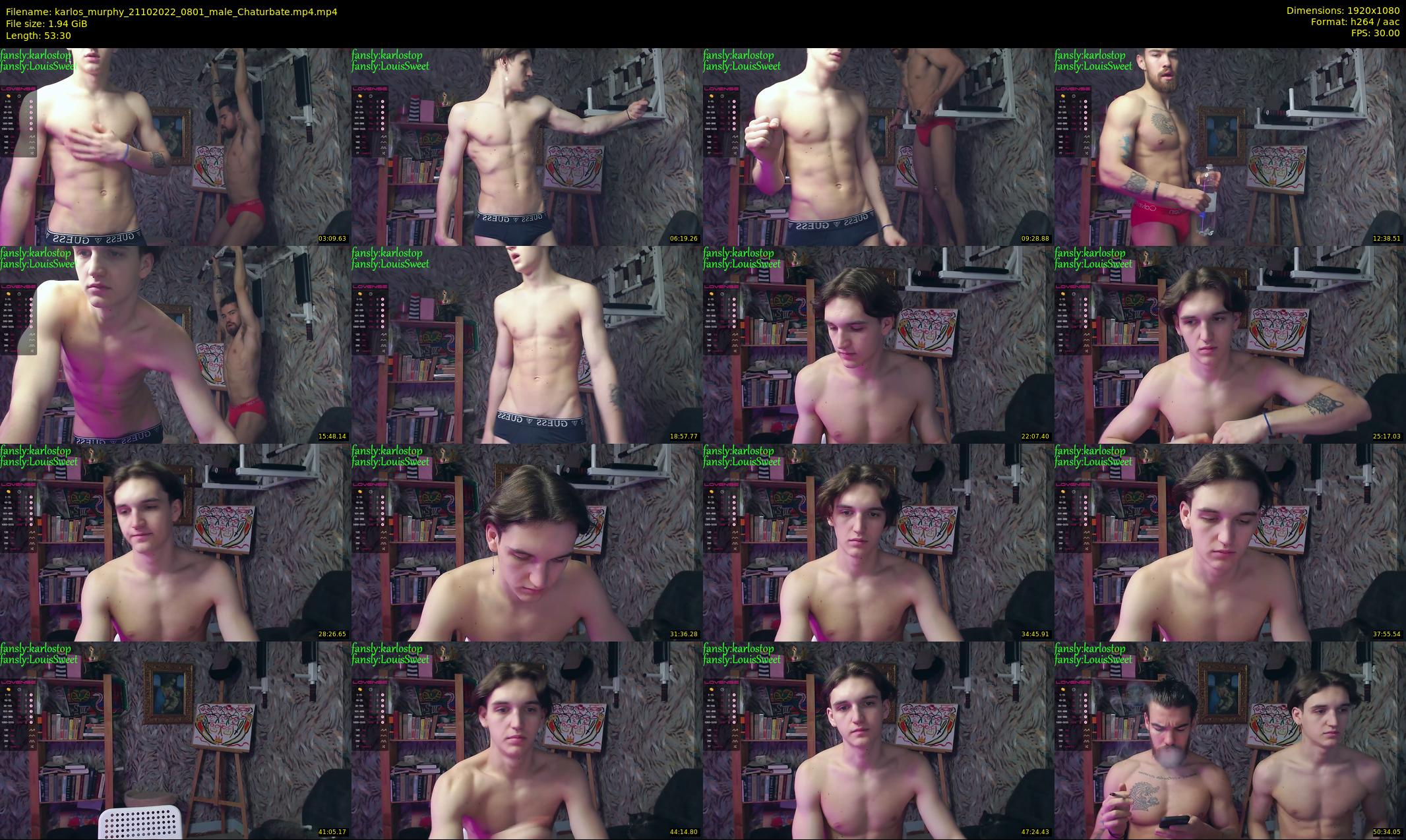 karlos_murphy — 54 minute Chaturbate male cam show recording, 1080p, Oct 21, 2022
