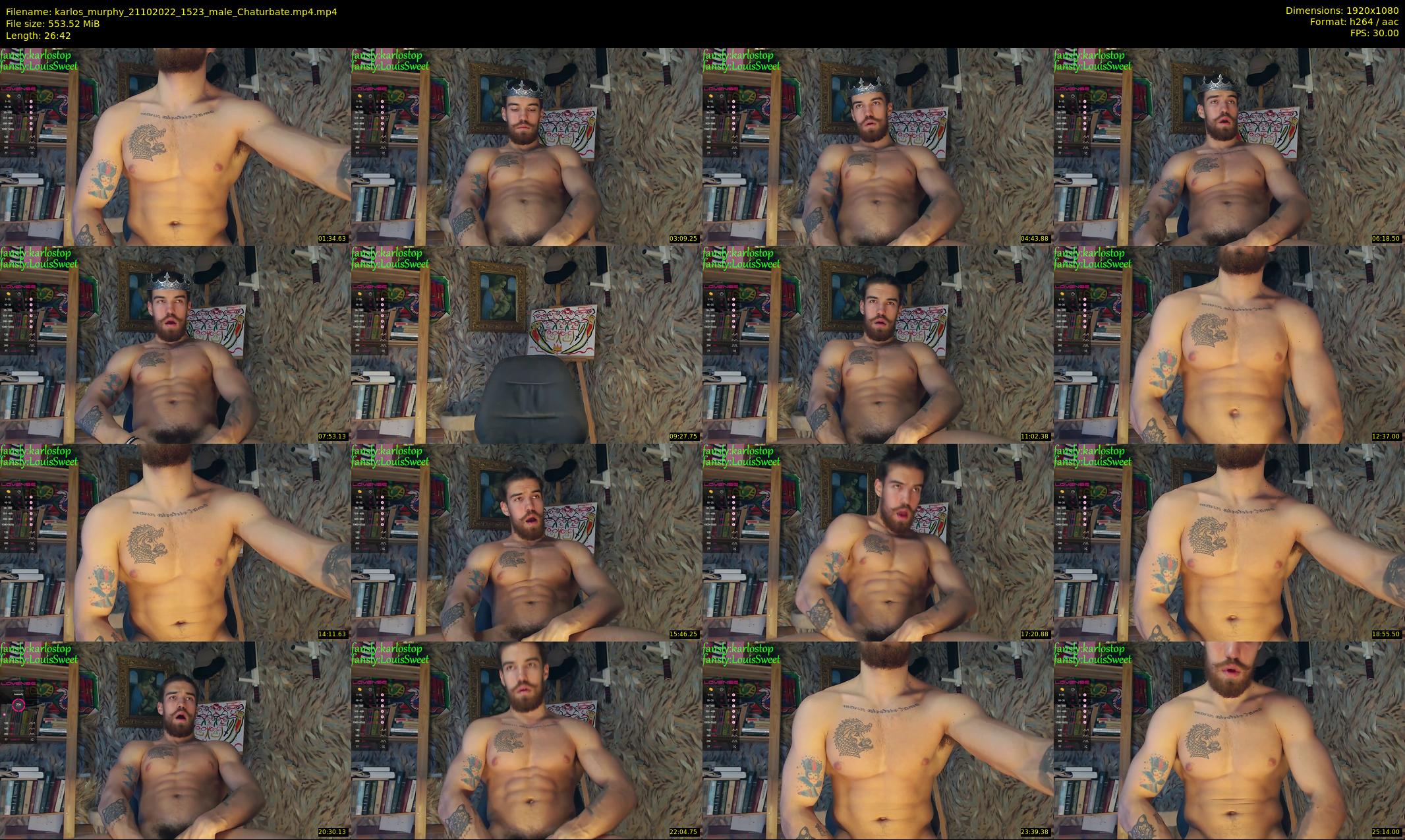 karlos_murphy — 27 minute Chaturbate male cam show recording, 1080p, Oct 21, 2022