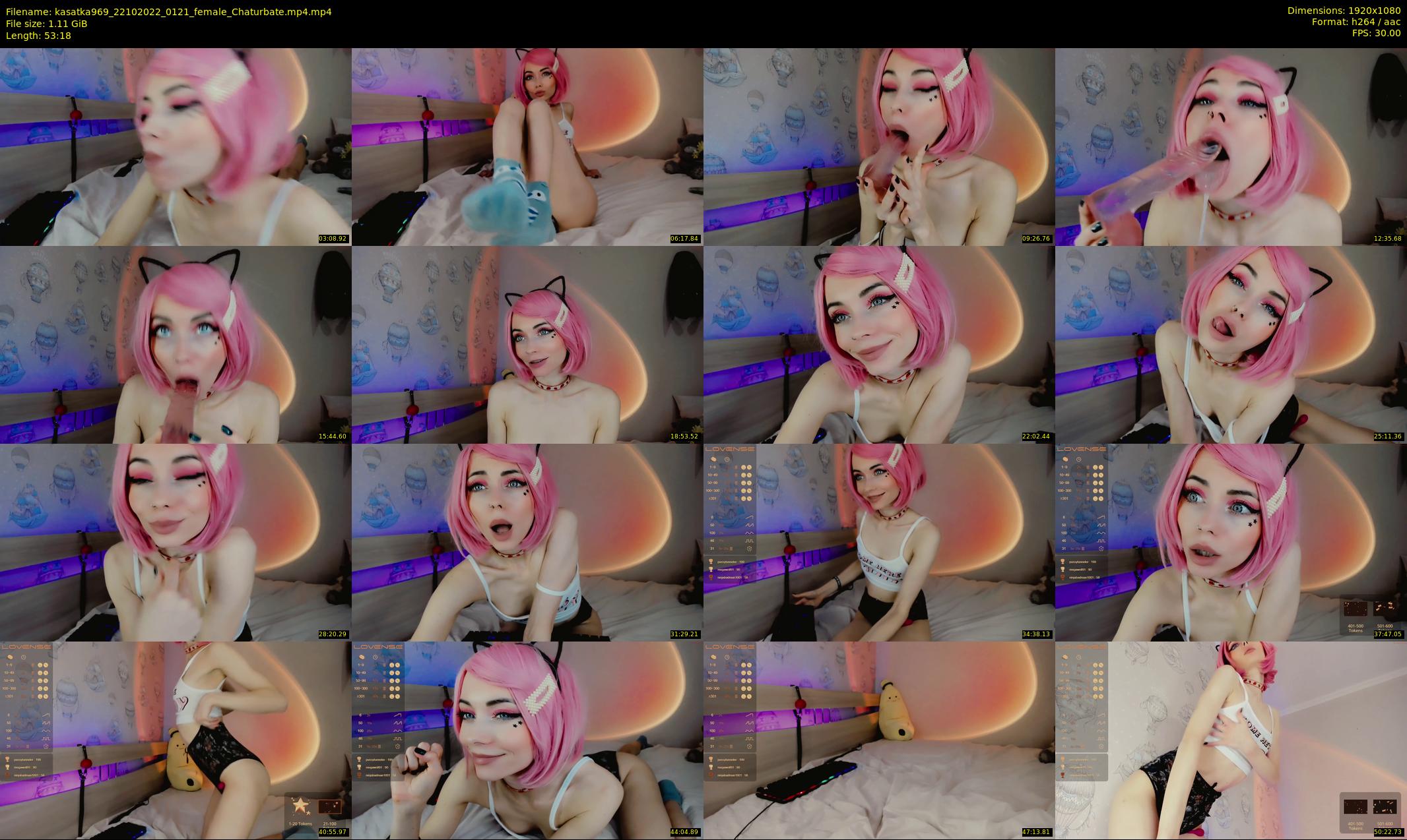 kasatka969 — 54 minute Chaturbate female cam show recording, 1080p, Oct 22, 2022