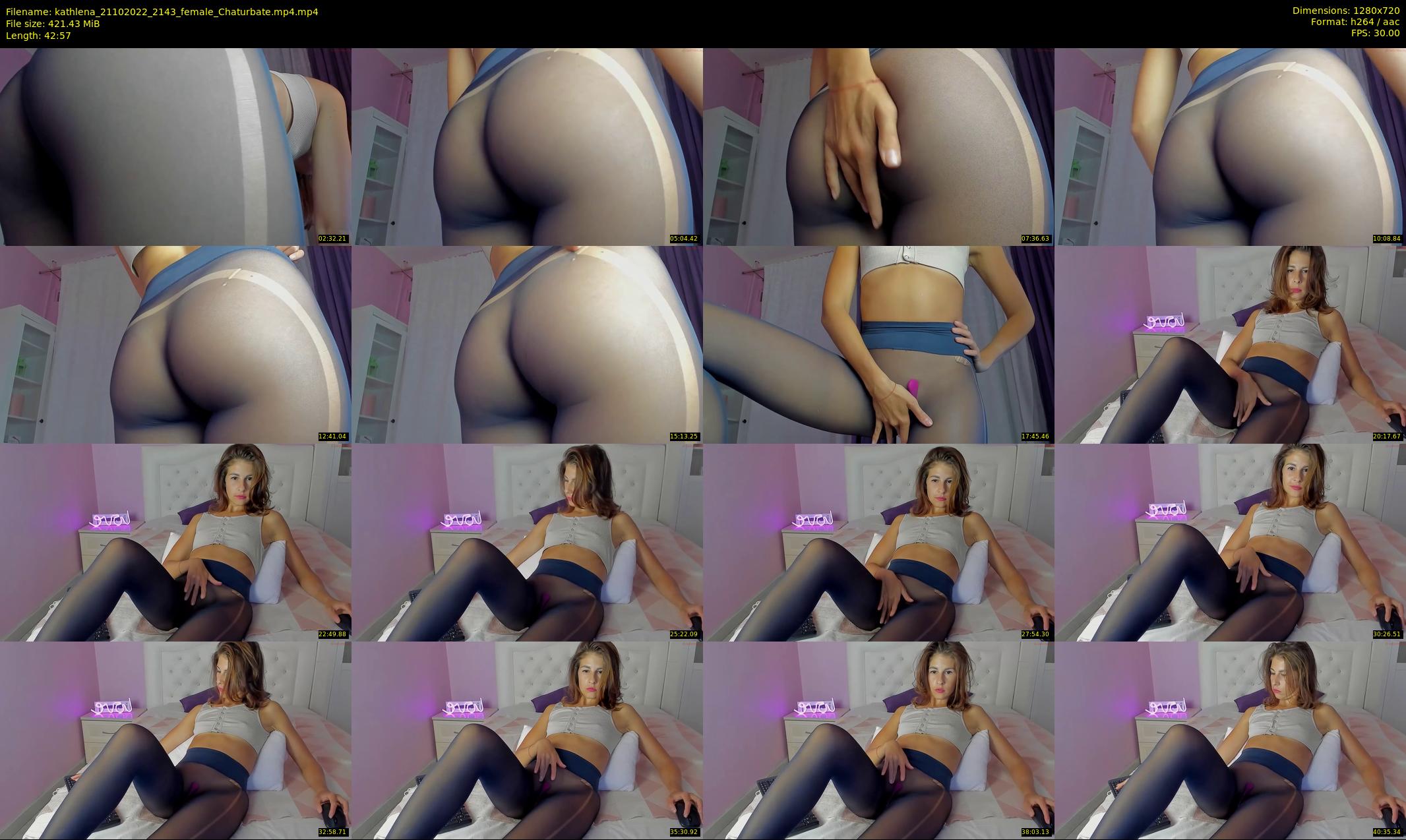 kathlena — 43 minute Chaturbate female cam show recording, 720p, Oct 21, 2022