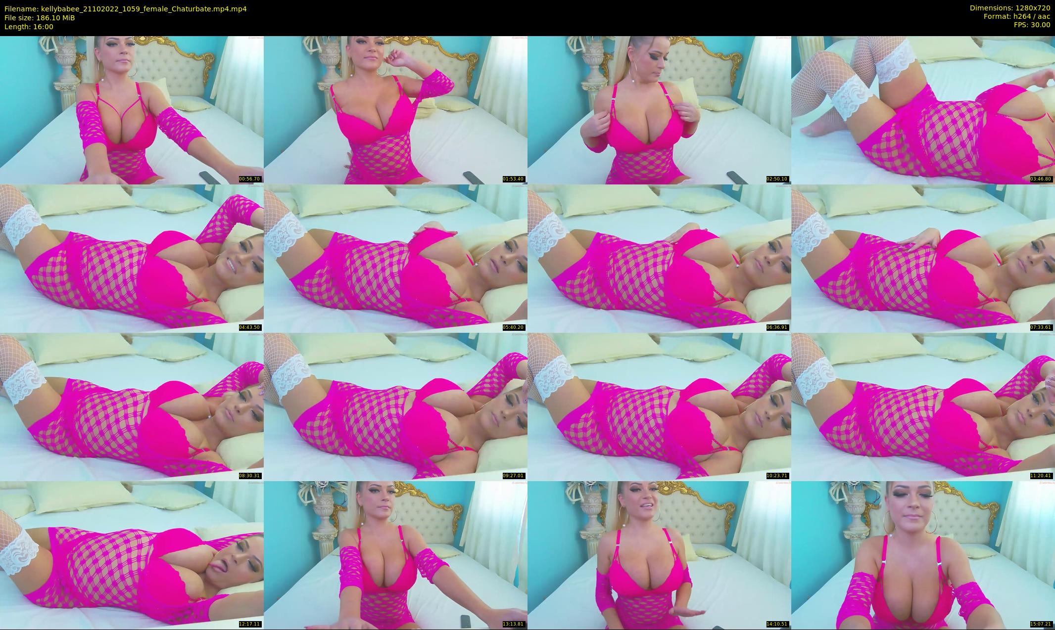 kellybabee — 16 minute Chaturbate female cam show recording, 720p, Oct 21, 2022