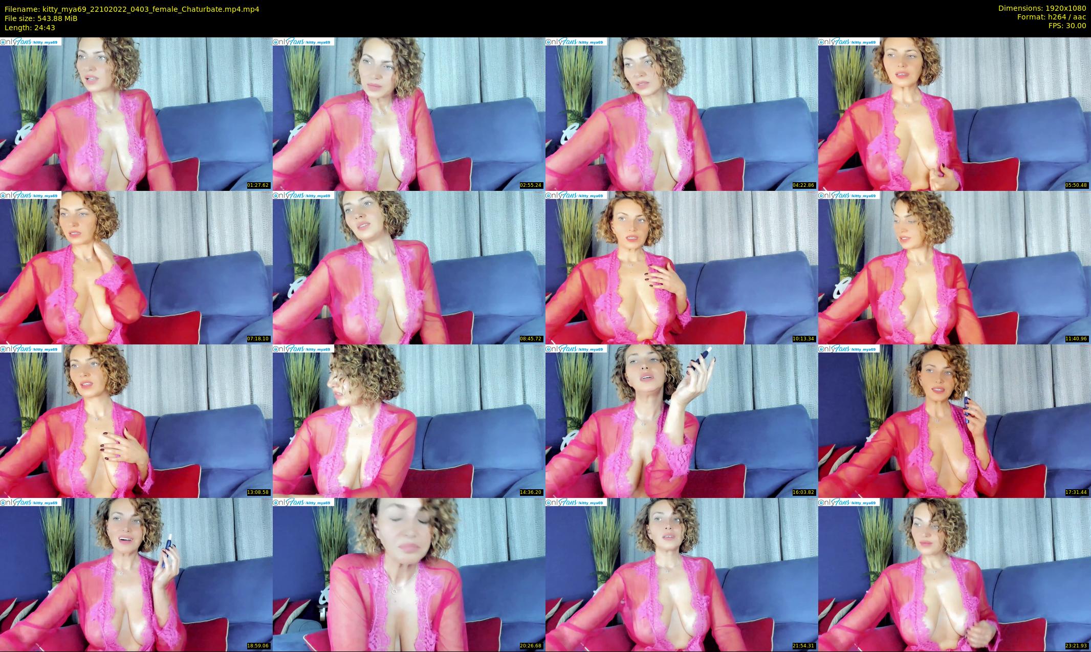 kitty_mya69 — 25 minute Chaturbate female cam show recording, 1080p, Oct 22, 2022