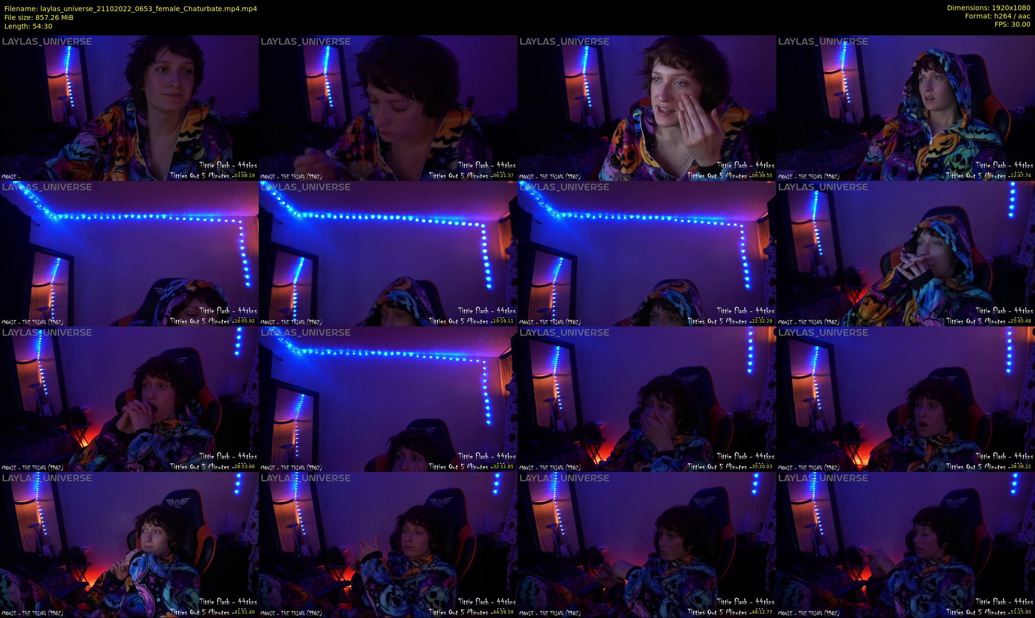 laylas_universe — 55 minute Chaturbate female cam show recording, 1080p, Oct 21, 2022