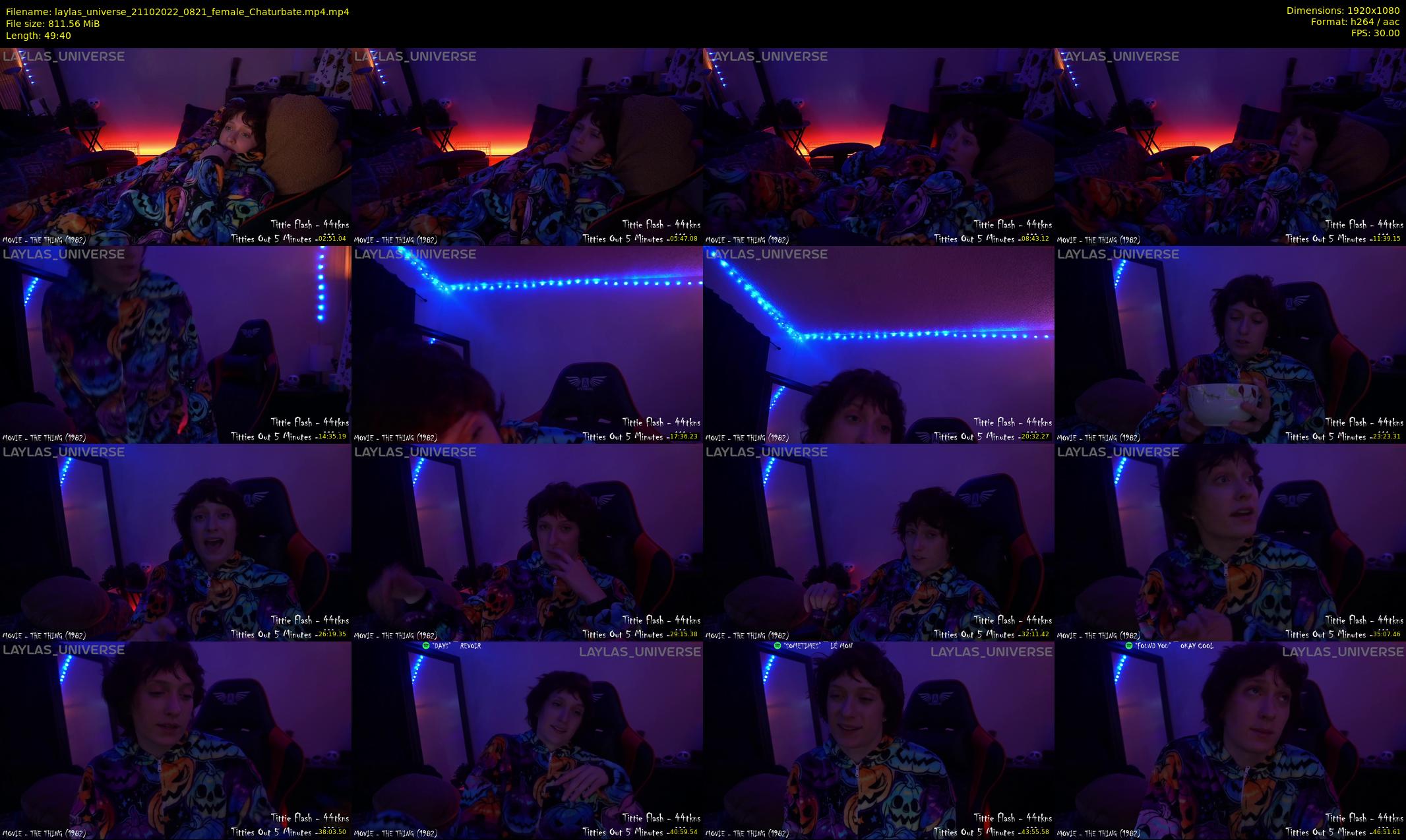 laylas_universe — 50 minute Chaturbate female cam show recording, 1080p, Oct 21, 2022